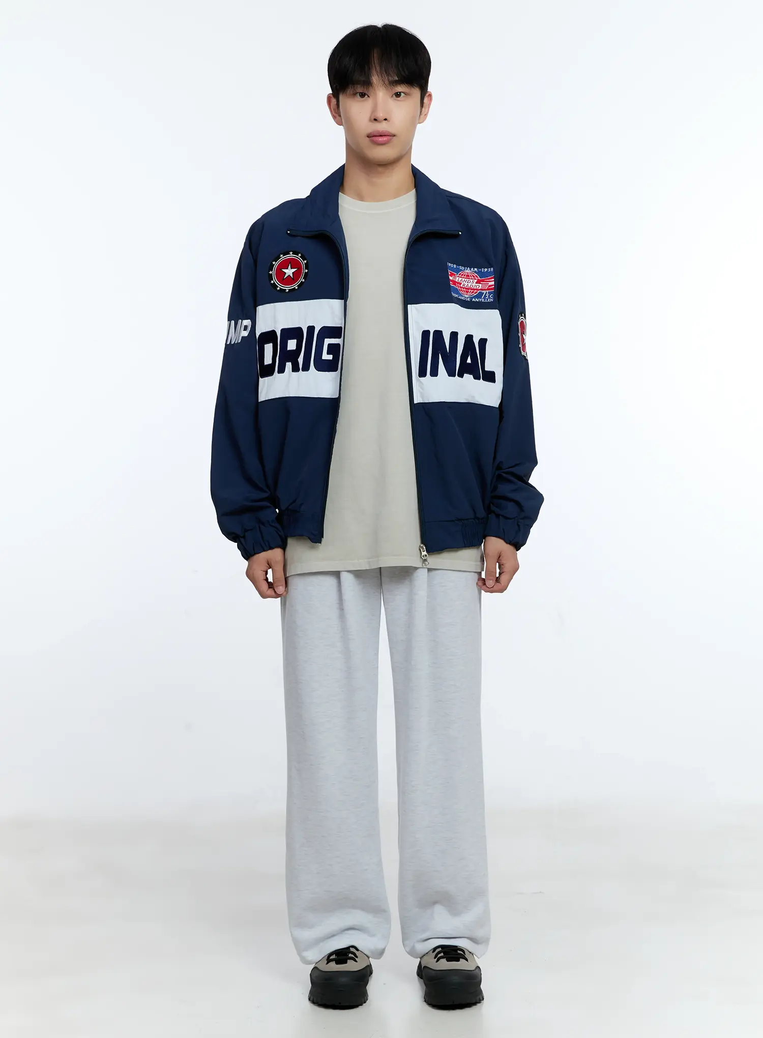 Men's Original Graphic Windbreaker Jacket IG515 - Image 3