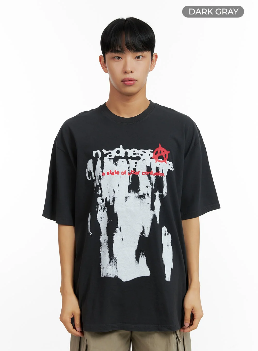Men's Oversize Graphic Cotton T-Shirt CL429 - Image 9