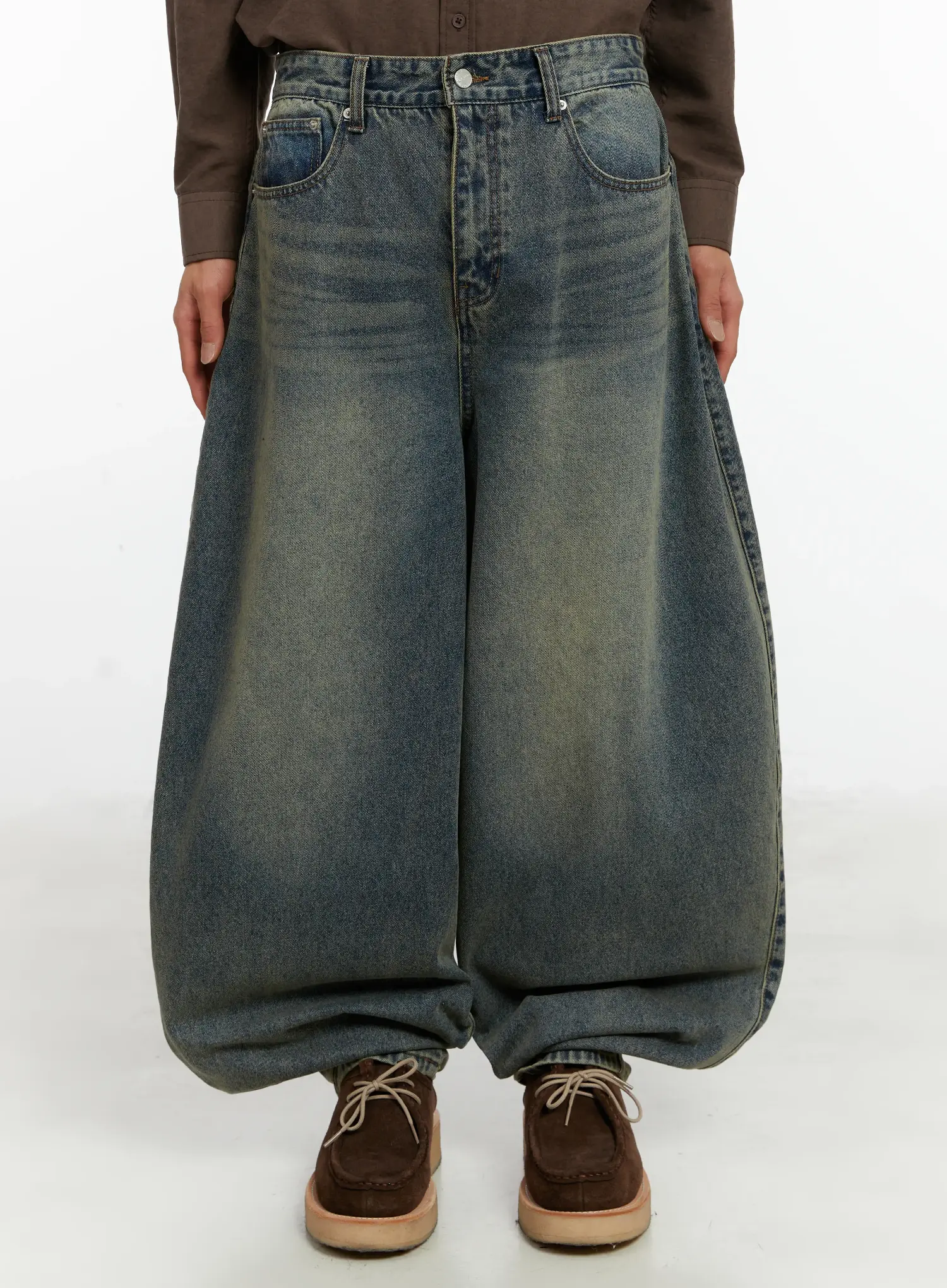 Men's Oversized Balloon Jeans ID524 - Image 3