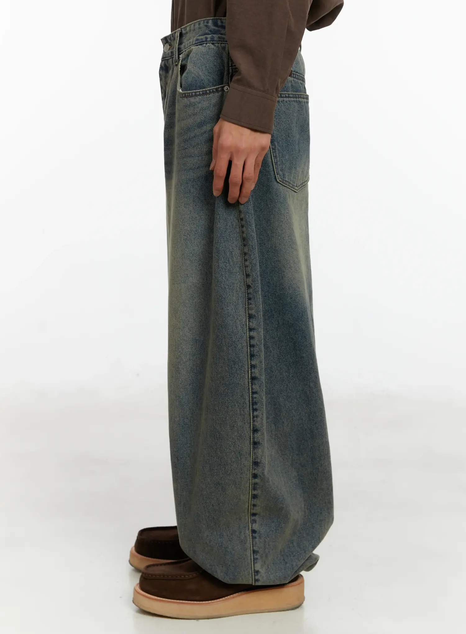 Men's Oversized Balloon Jeans ID524 - Image 7