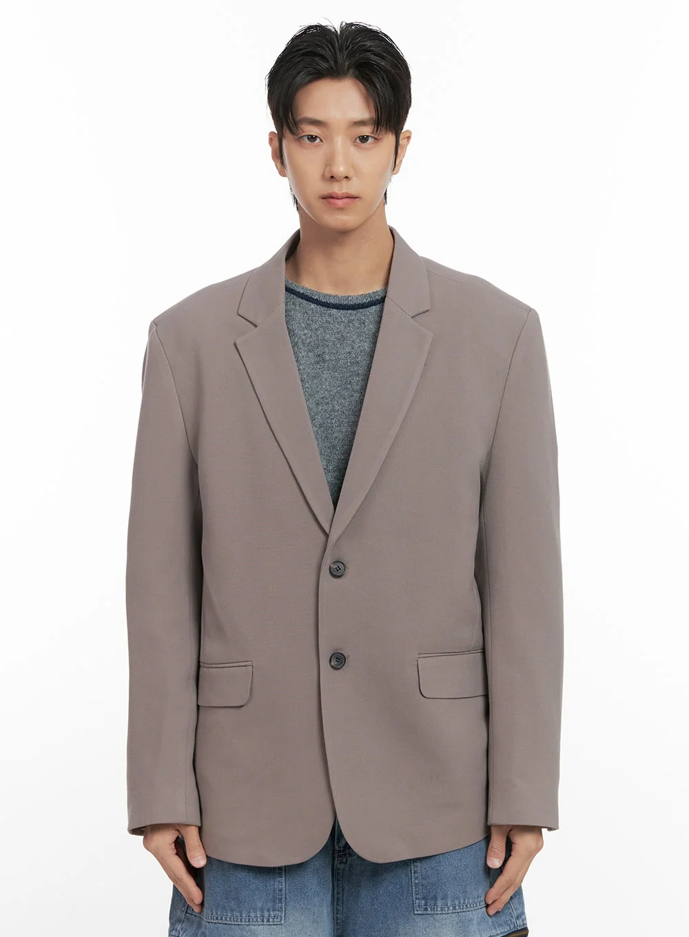 Men's Oversized Blazer ID406 - Image 12