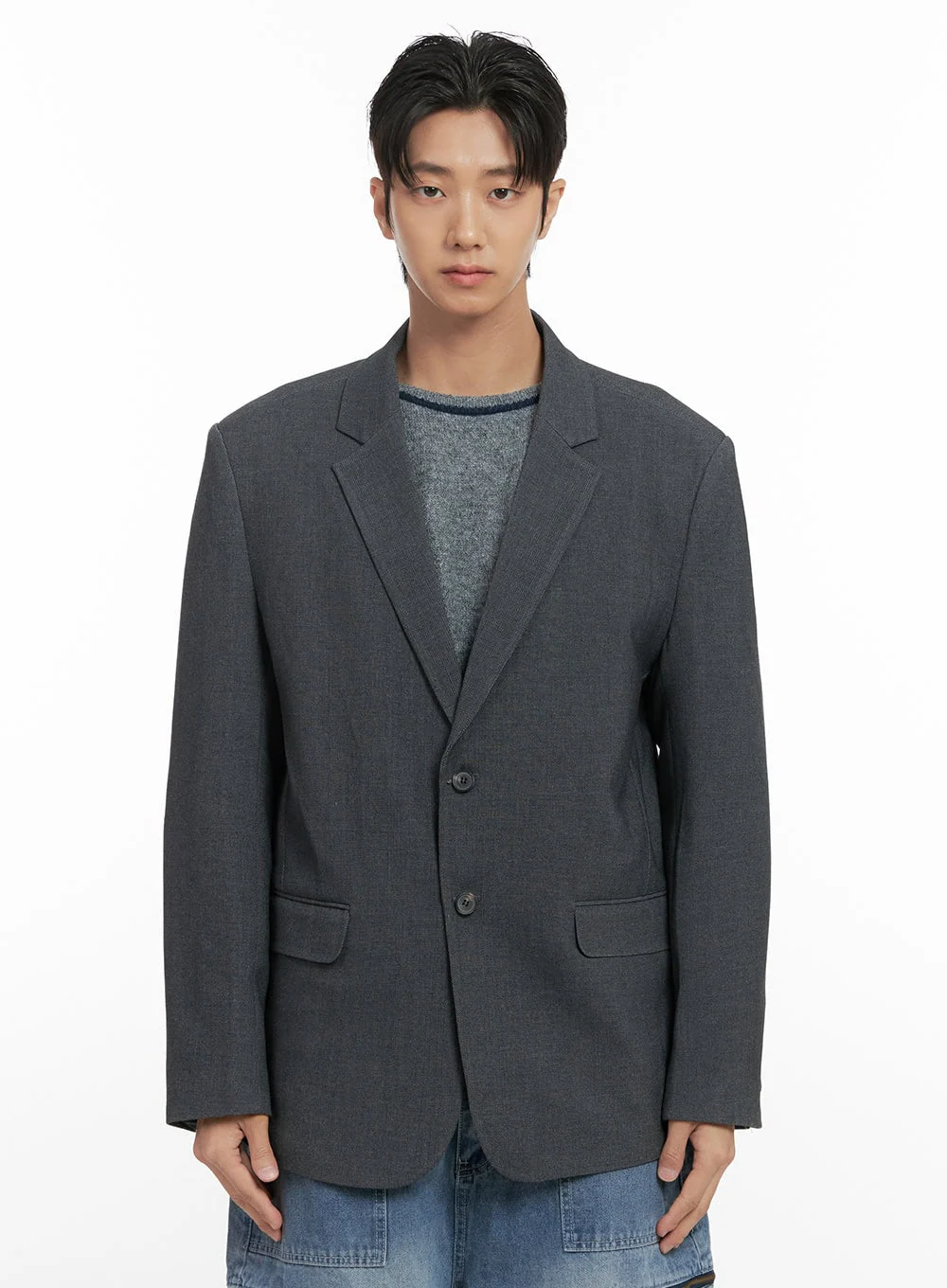 Men's Oversized Blazer ID406 - Image 13