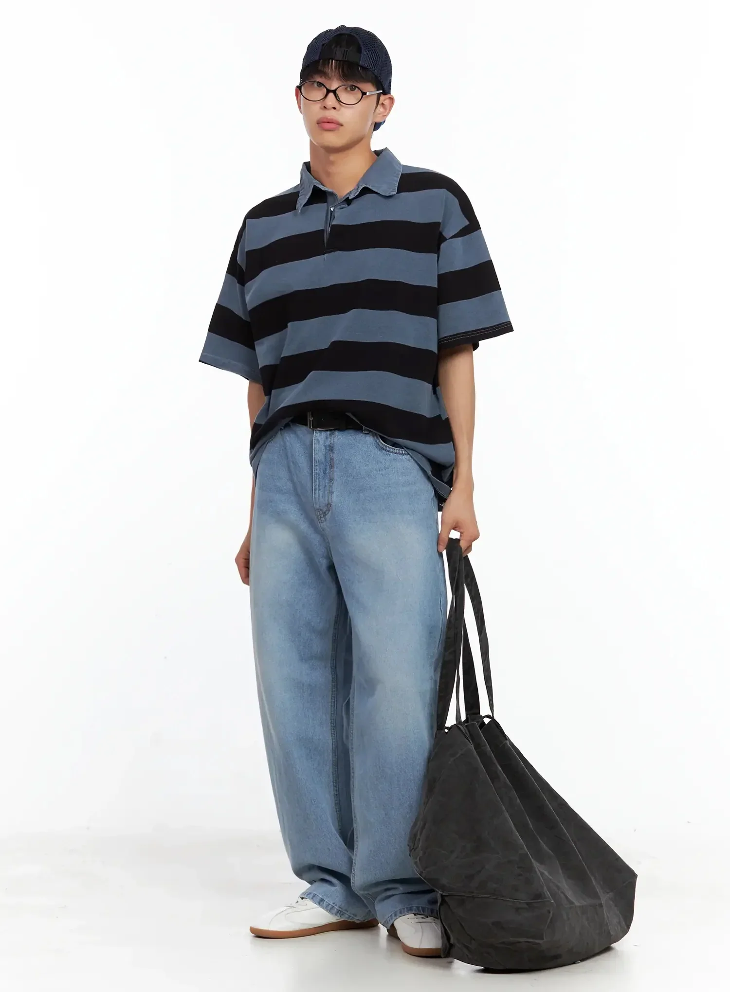 Men's Oversized Cotton Tote Bag IL516 - Image 5