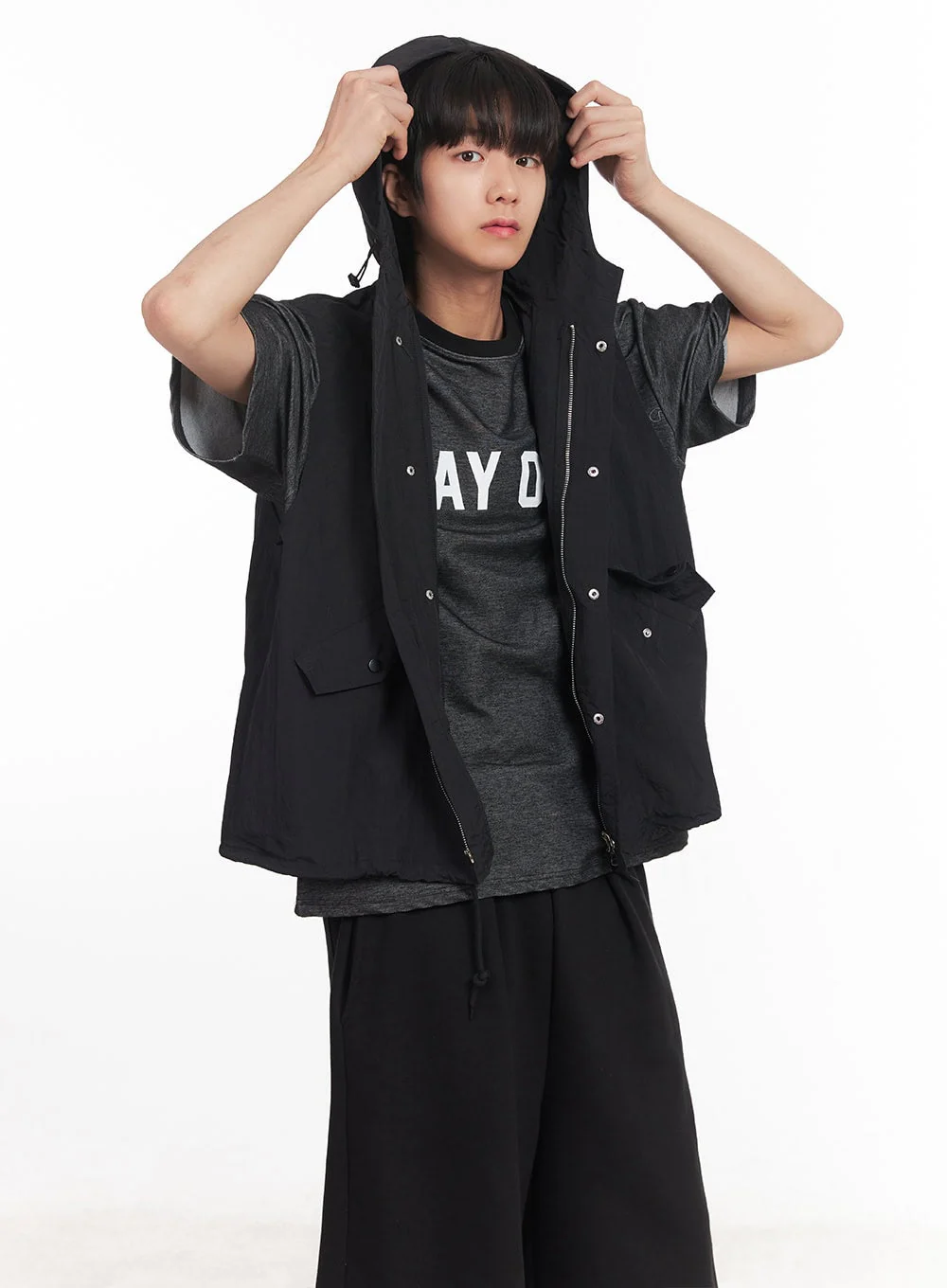 Men's Oversized Graphic T-Shirt IA511 - Image 12