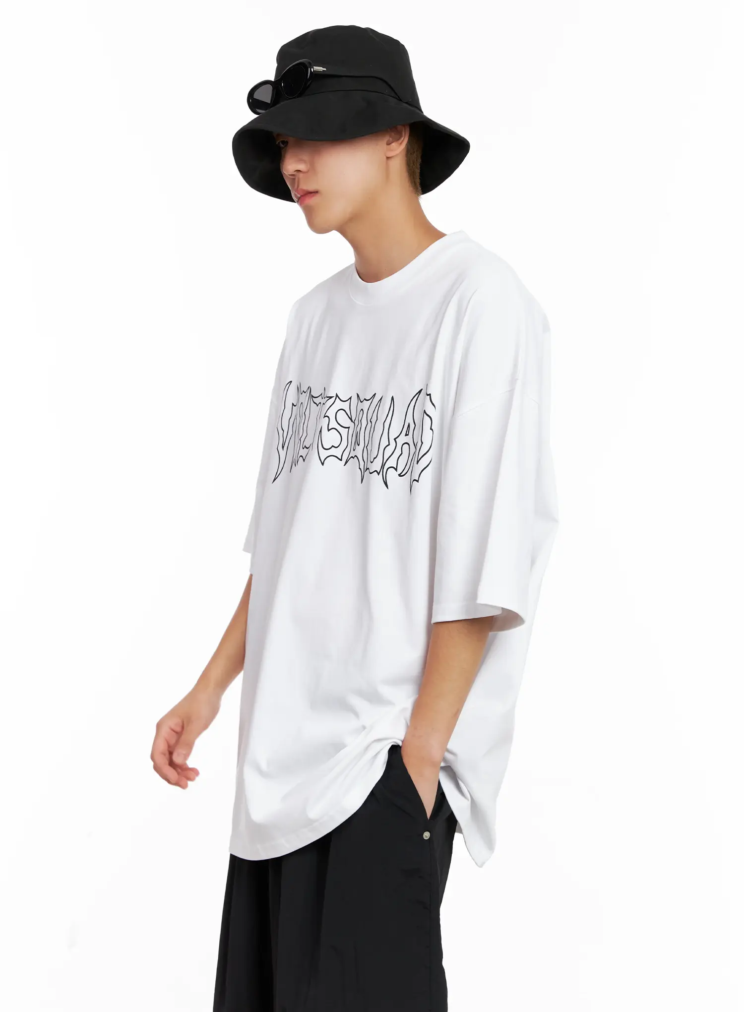 Men's Oversized Graphic Tee IL521 - Image 11