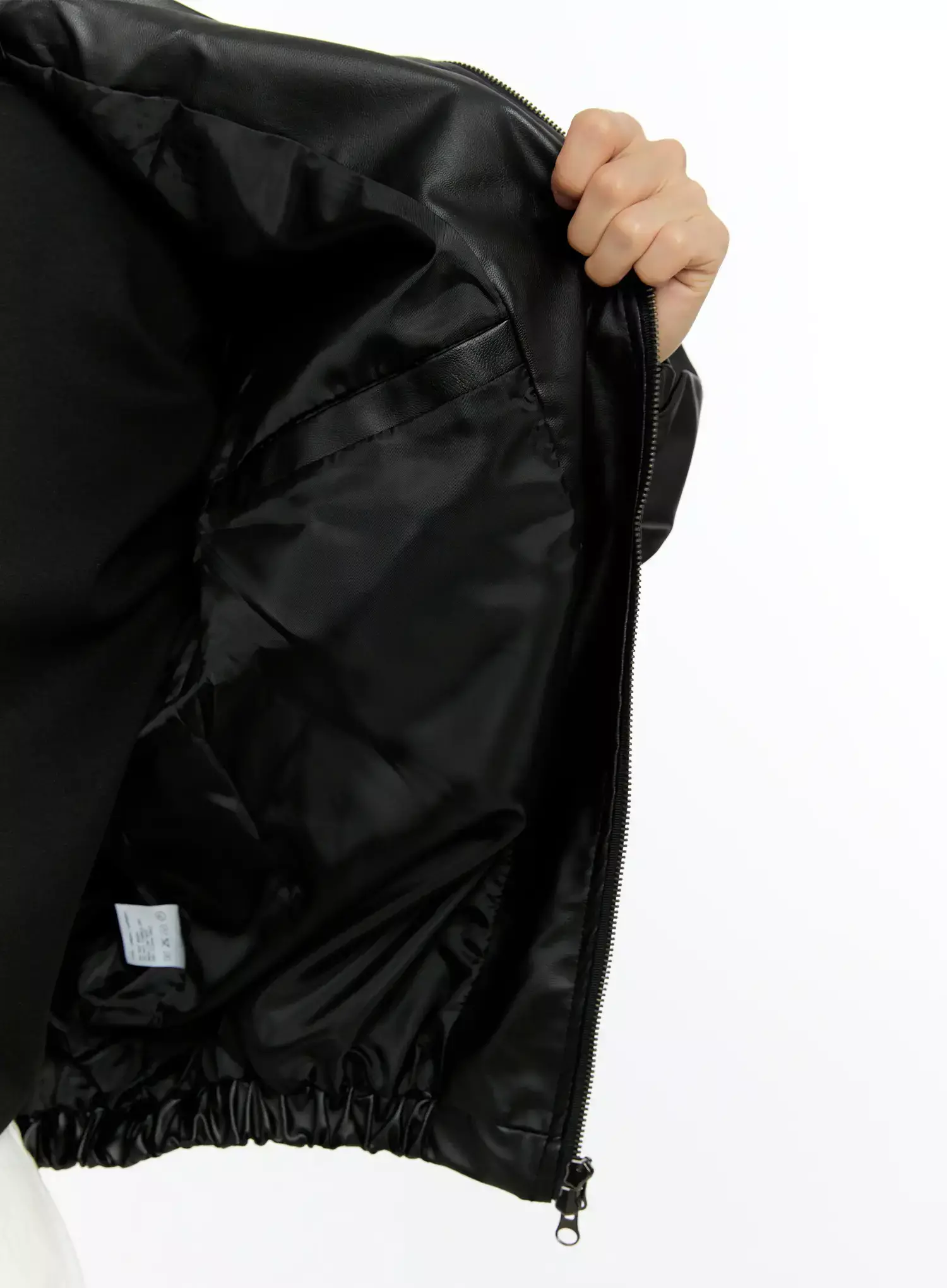 Men's Oversized PU Jacket IN506 - Image 13