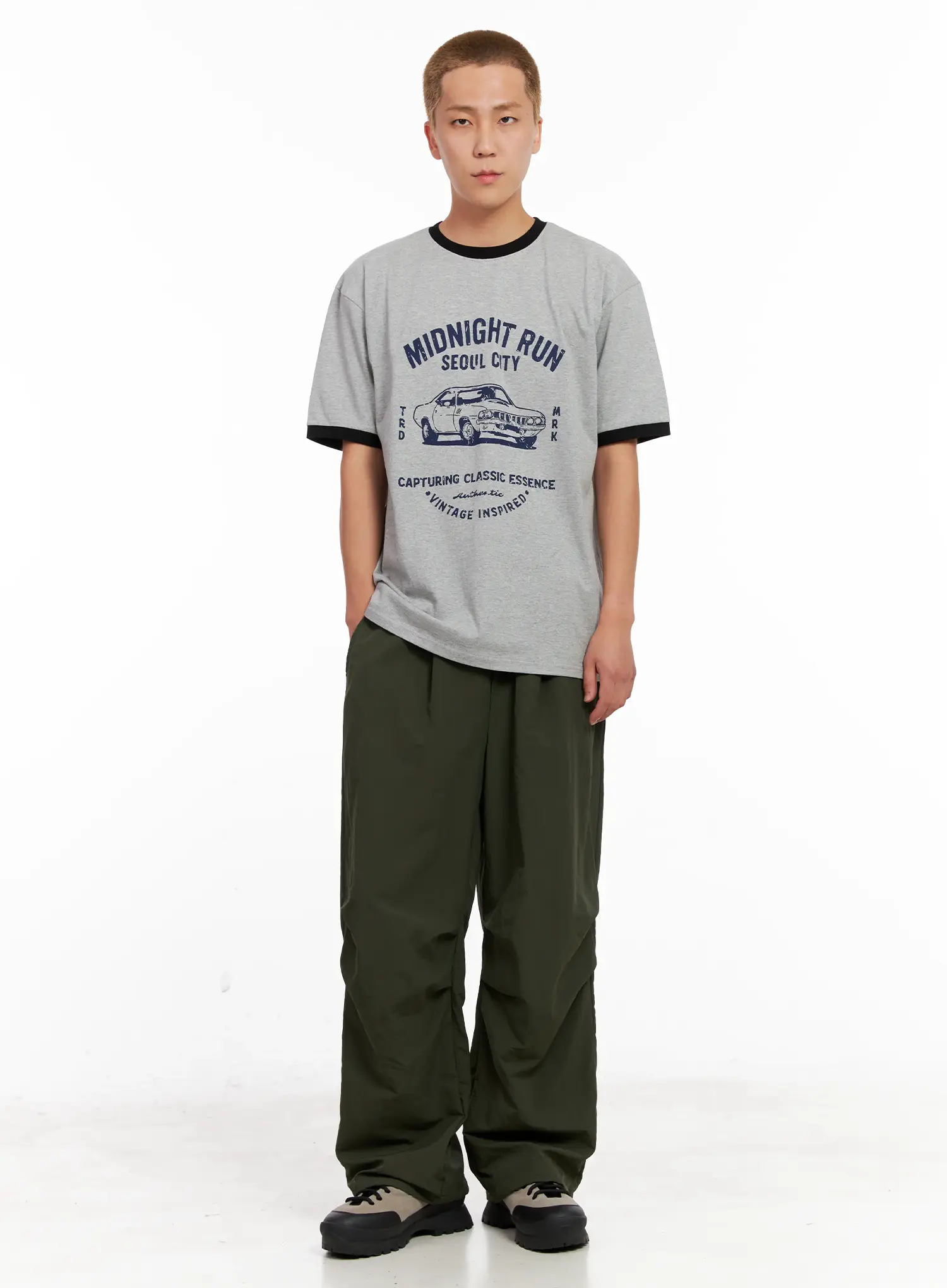 Men's Parachute Streetwear Pants IL518 - Image 14