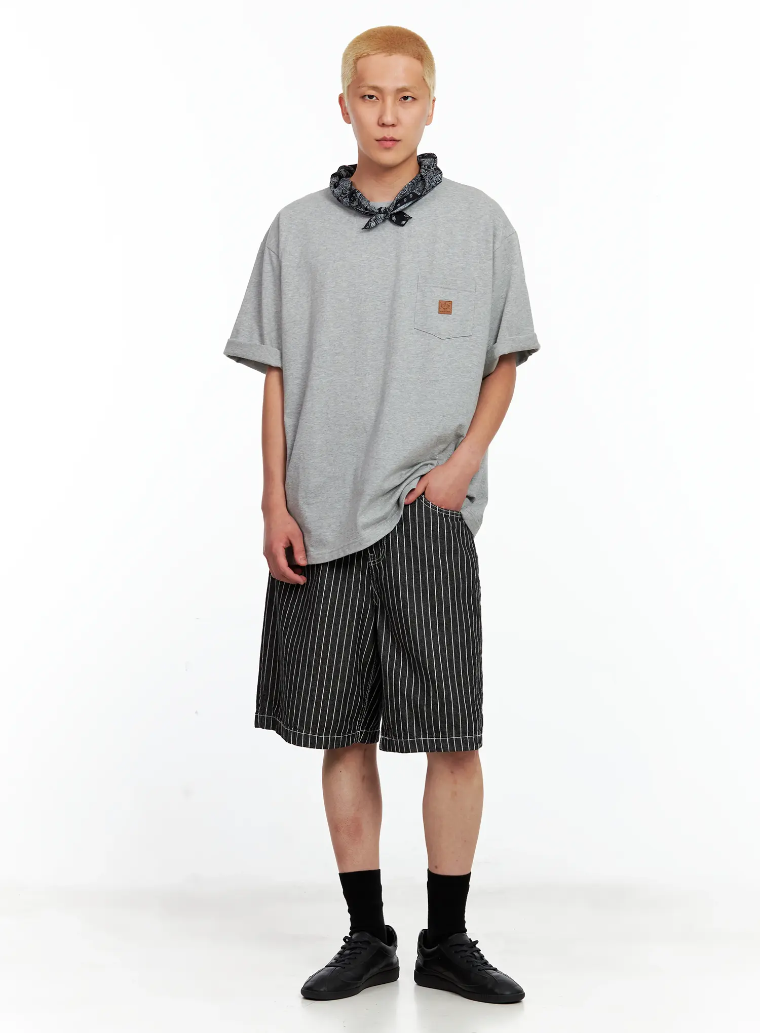 Men's Patch Pocket T-Shirt IL514 - Image 11