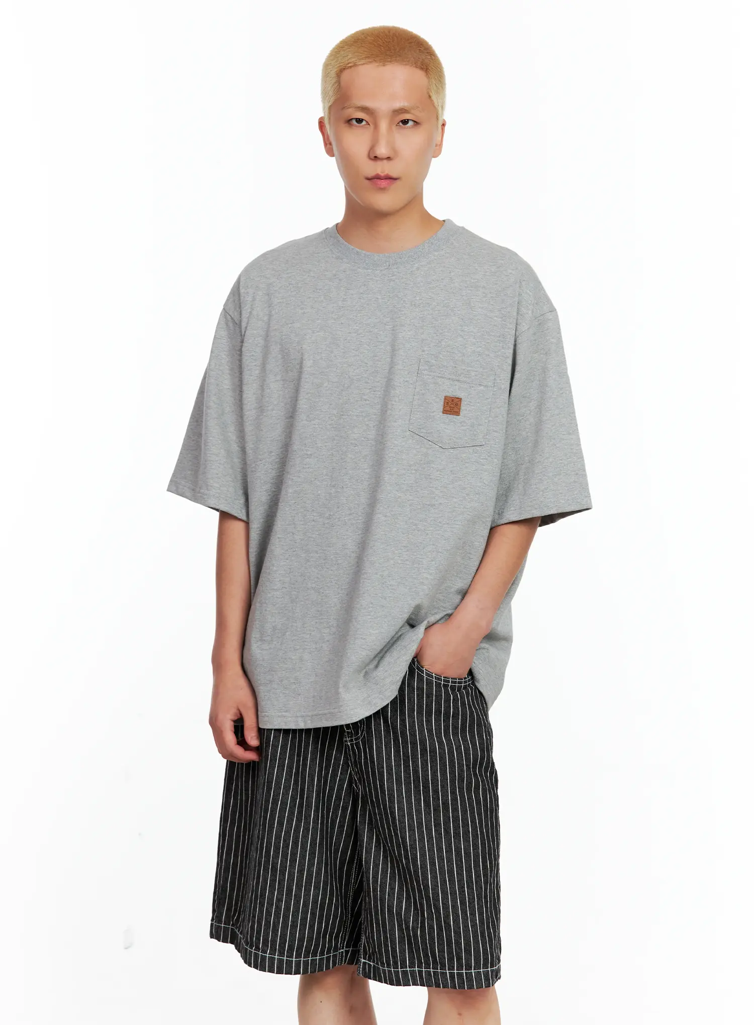 Men's Patch Pocket T-Shirt IL514 - Image 3