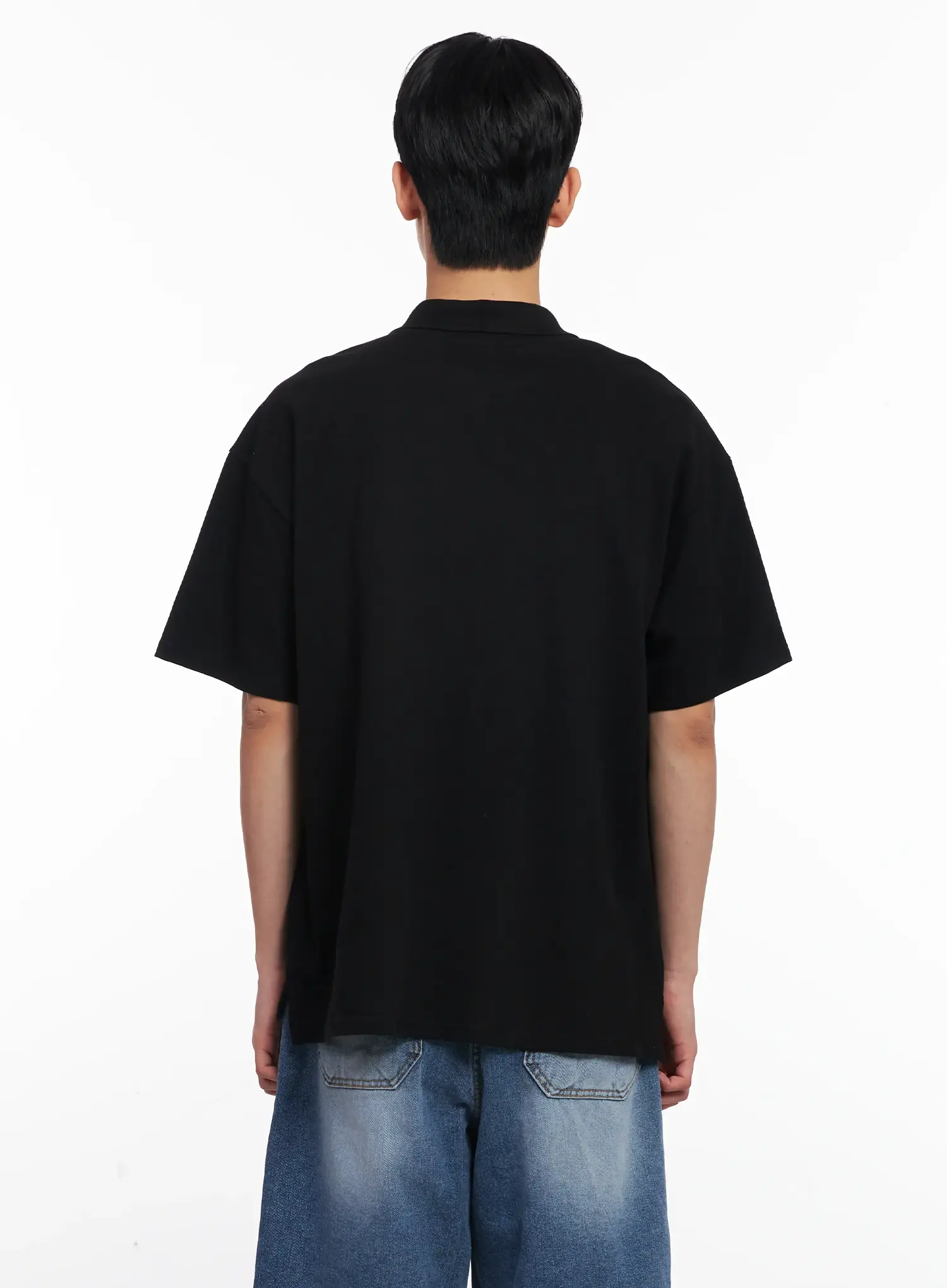 Men's Patterned Polo Shirt IL501 - Image 6