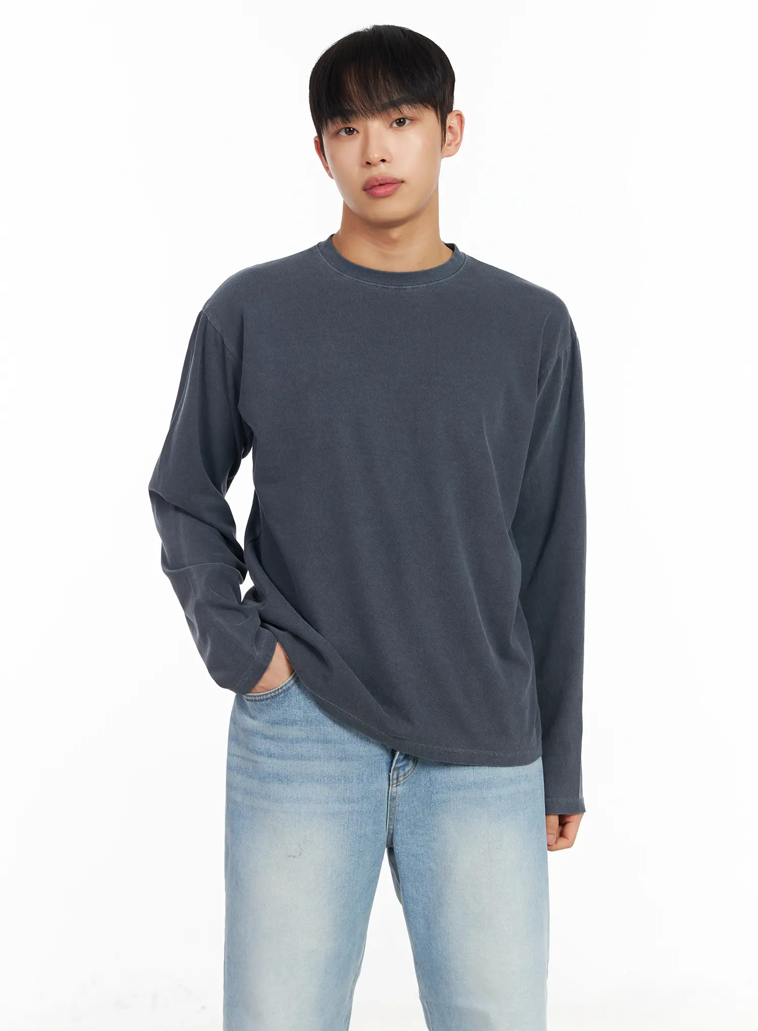 Men's Pigment Long Sleeve Tee IM511 - Image 6