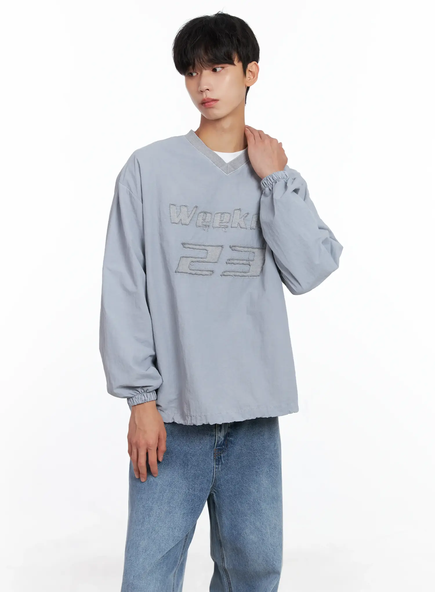 Men's Pigment Windbreaker Pullover IS519 - Image 8