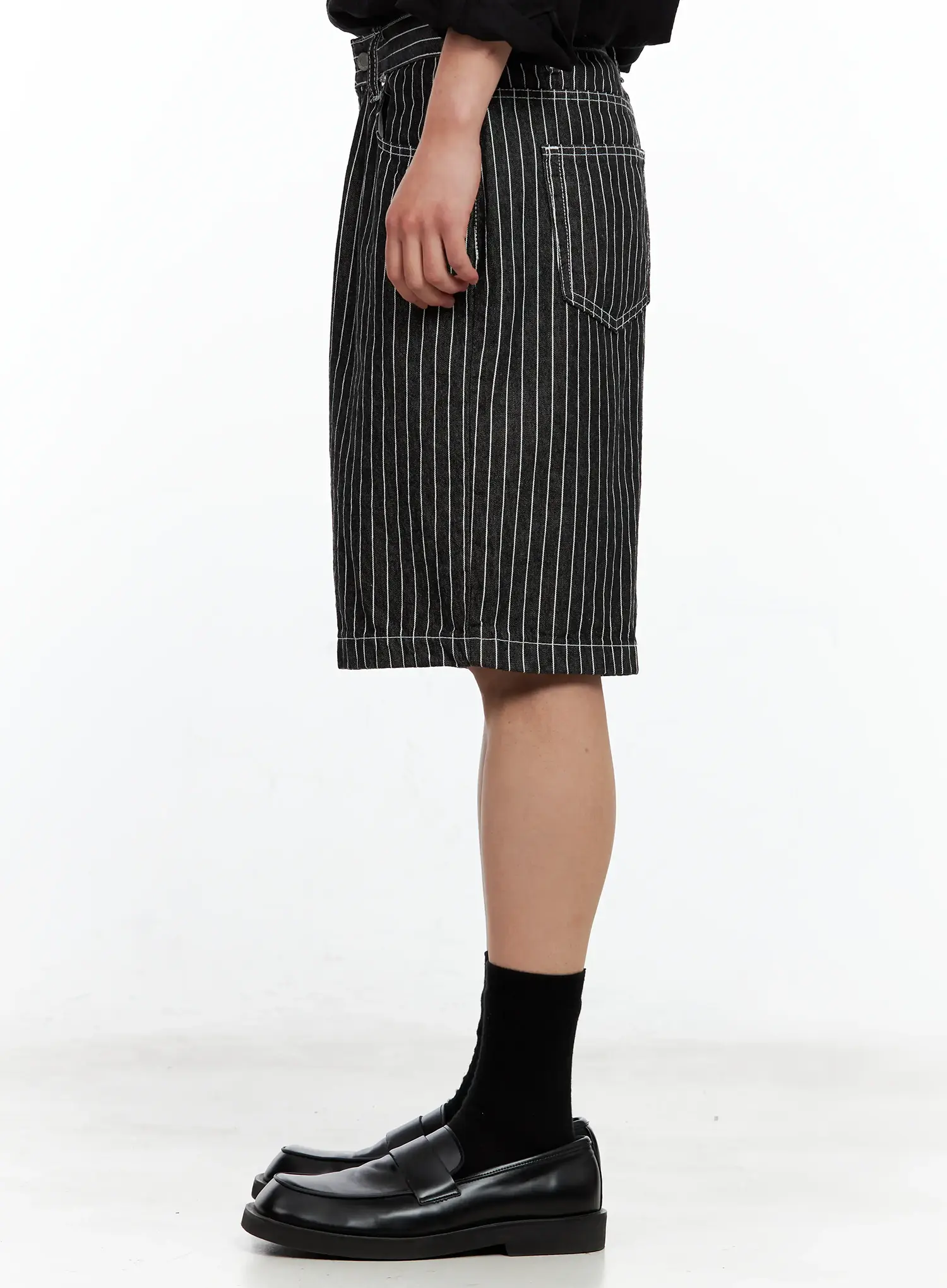 Men's Pinstripe Shorts IL514 - Image 7