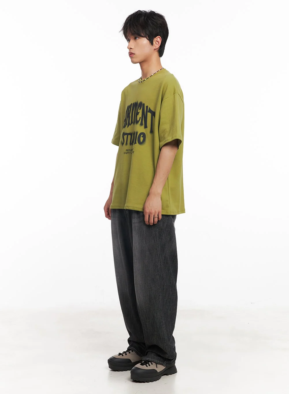Men's Pintuck Linen Comfort Jeans IY508 - Image 7