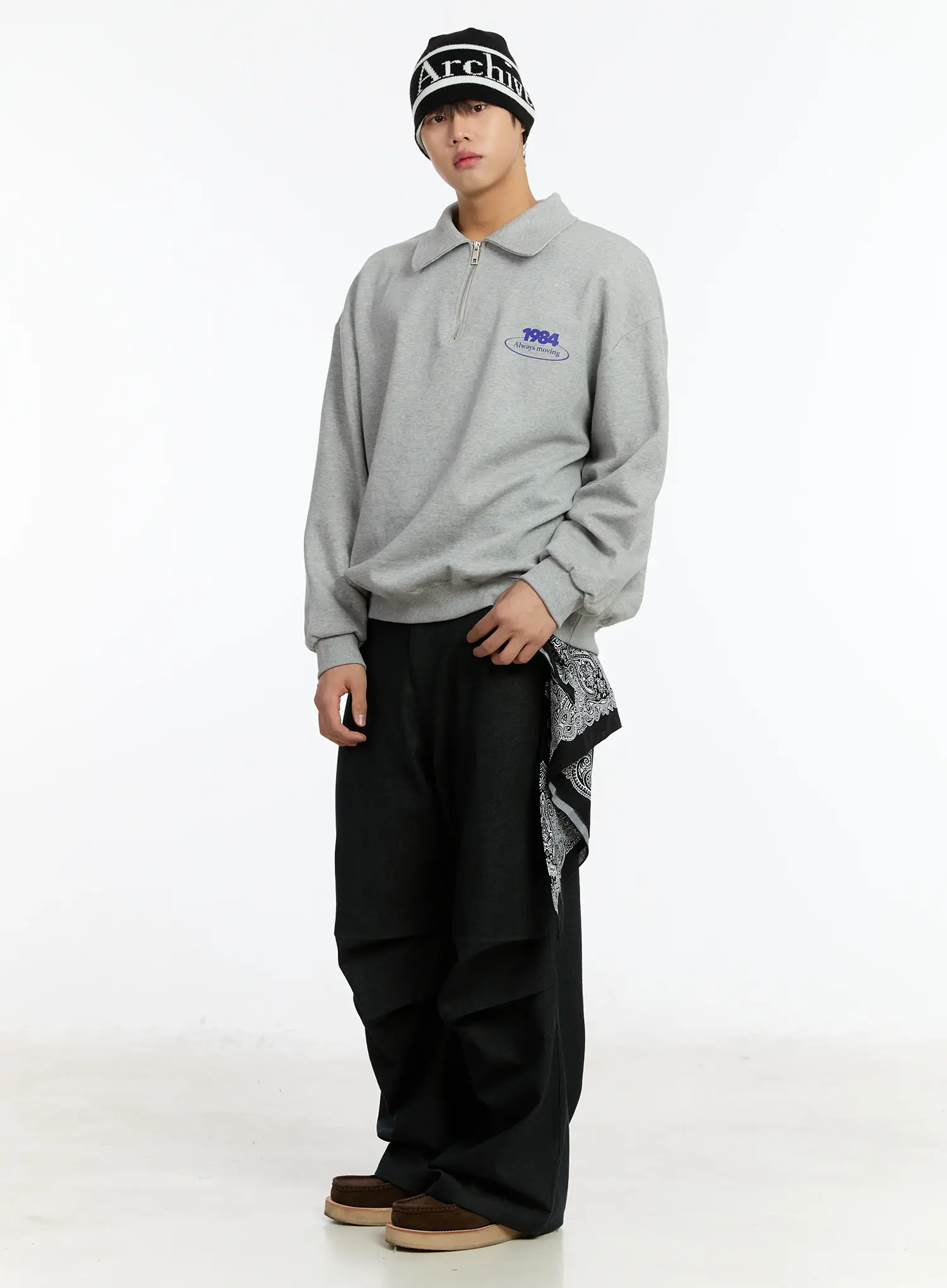 Men's Pintuck Parachute Jeans IM503 - Image 11