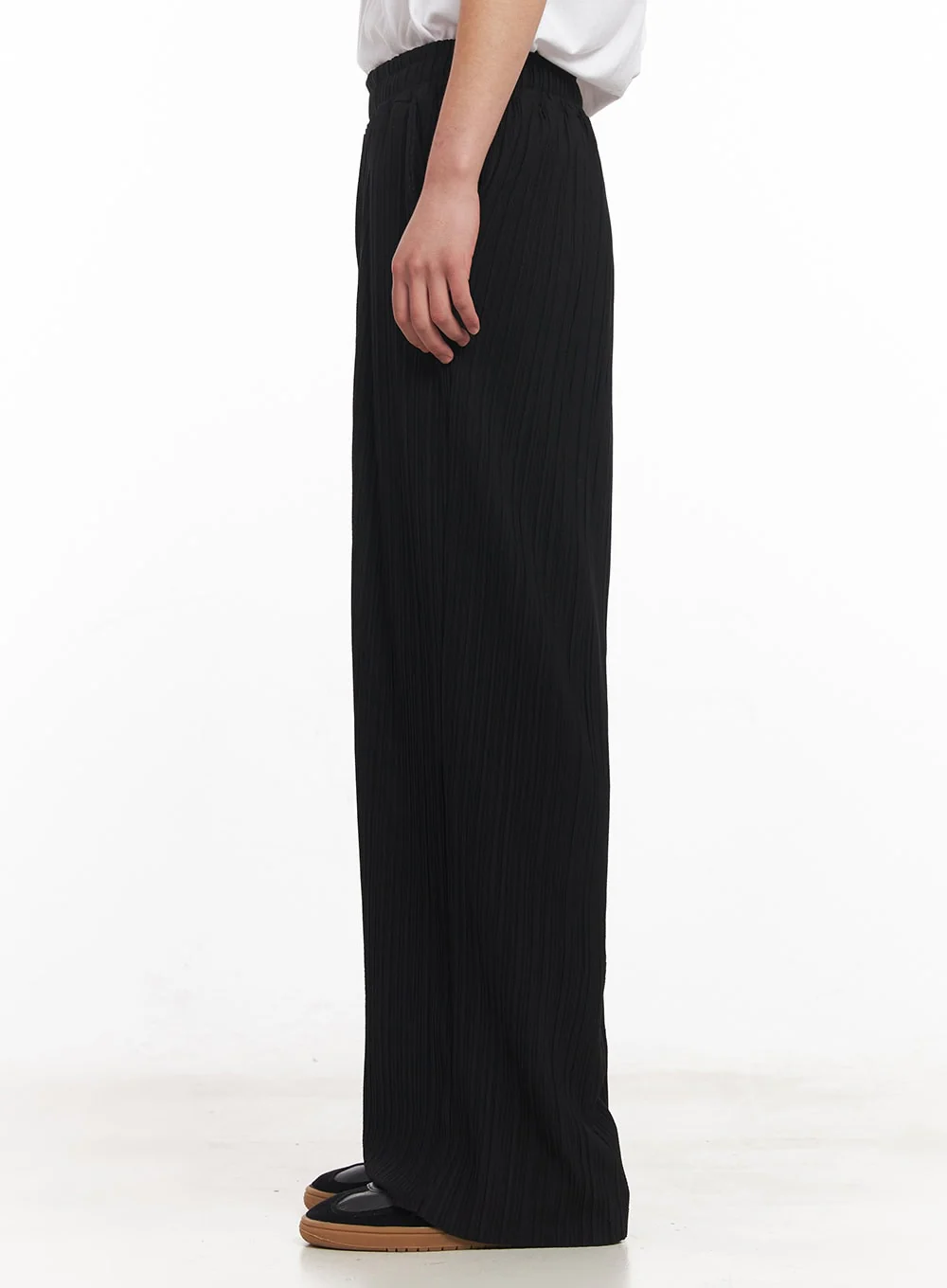 Men's Pintuck Straight-Fit Pants IY506 - Image 3