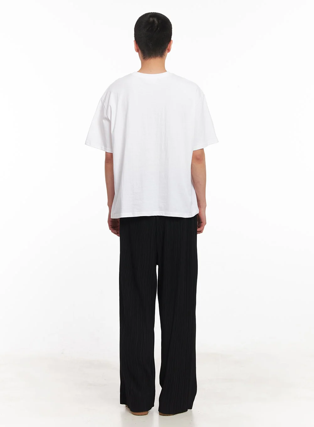 Men's Pintuck Straight-Fit Pants IY506 - Image 9