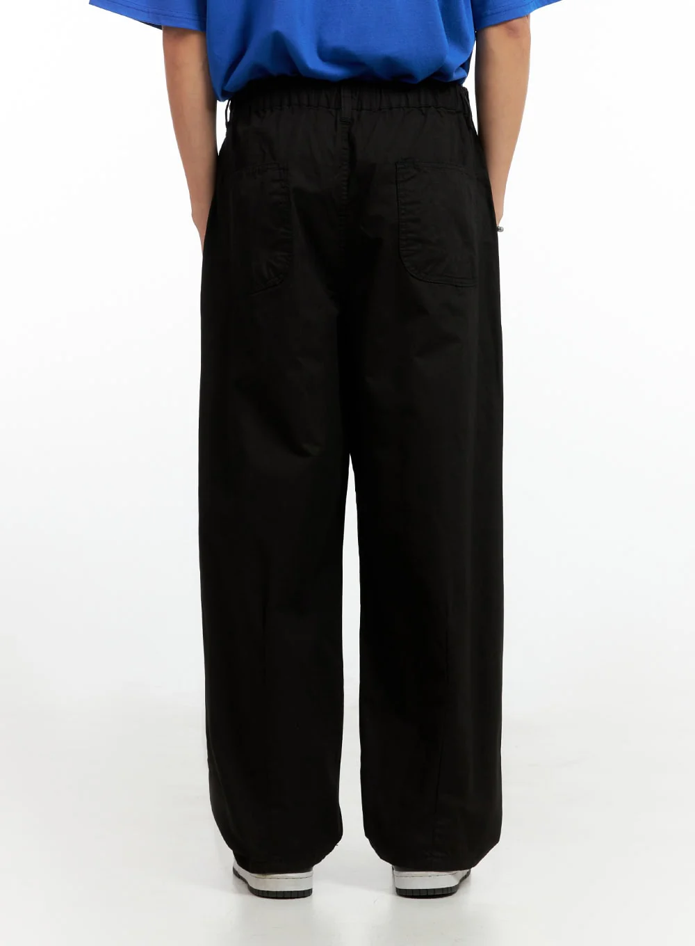 Men's Pintuck Wide Fit Cotton Pants IG402 - Image 6