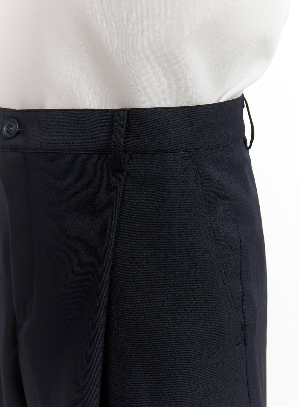 Men's Pintuck Wide Leg Shorts IY416 - Image 4