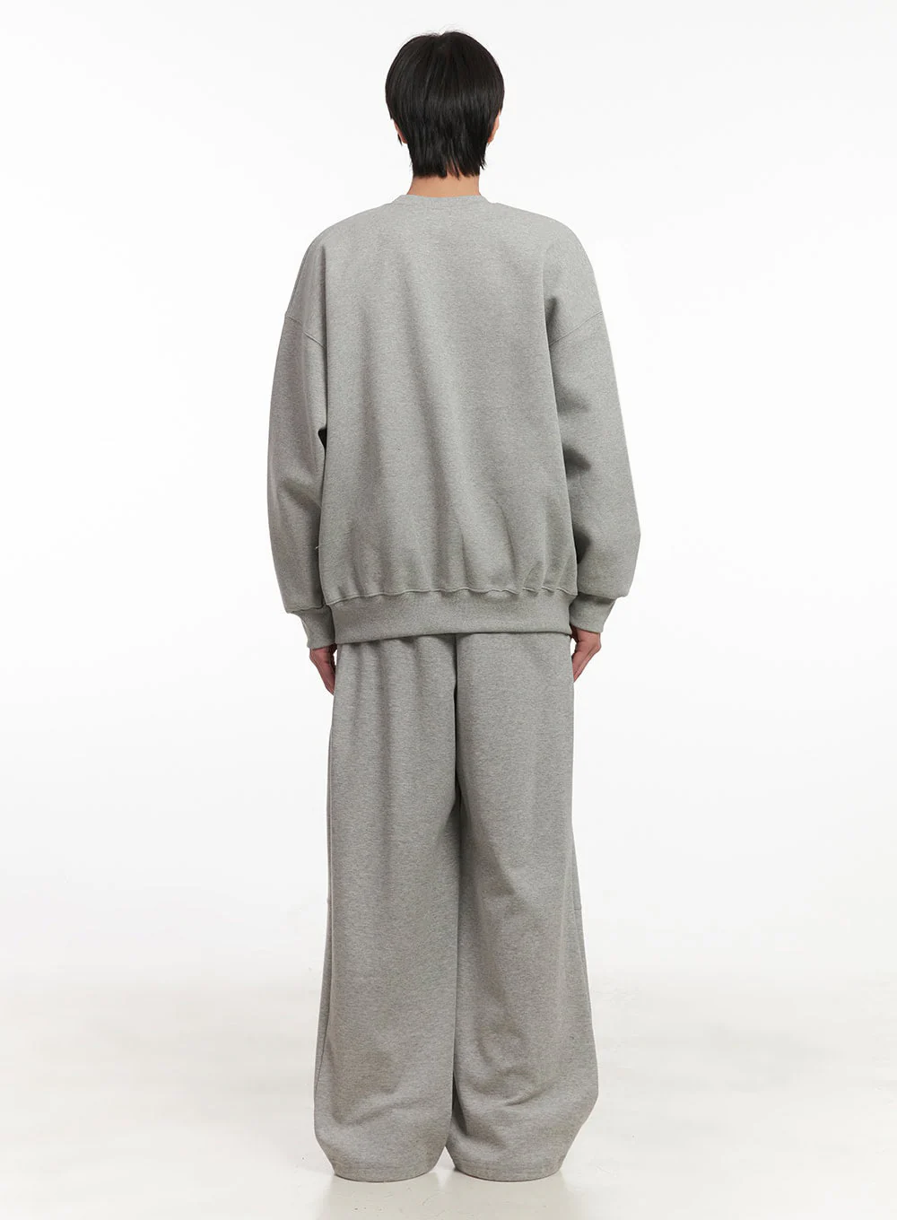 Men's Pintuck Wide-Leg Sweatpants IA510 - Image 8