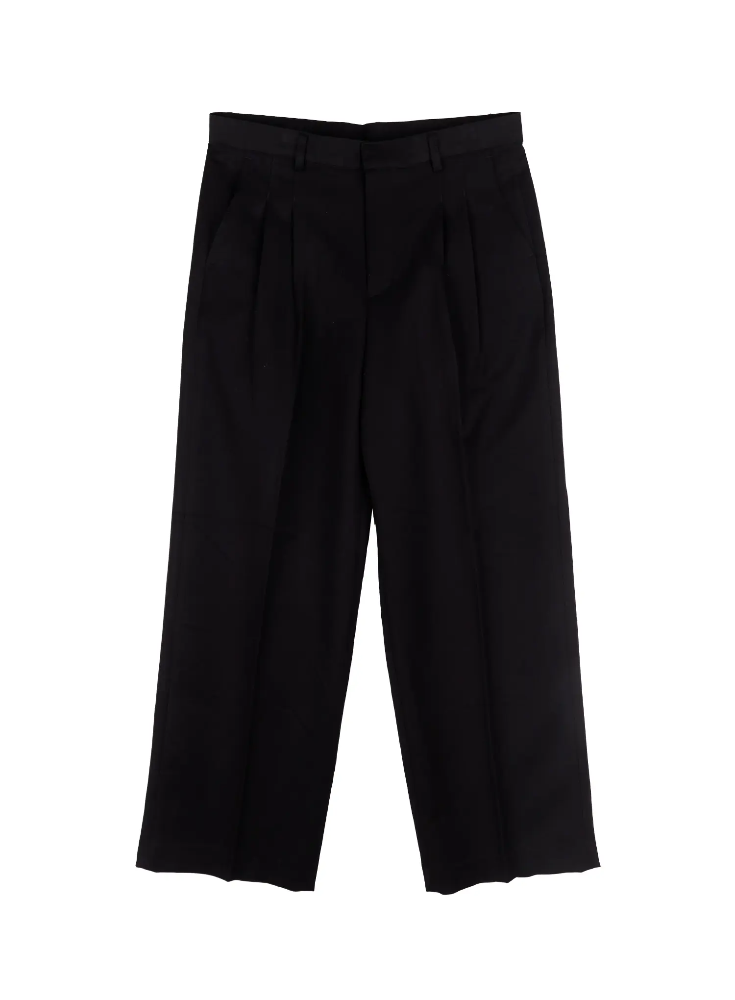 Men's Pintuck Wide-Leg Trousers IS519 - Image 15