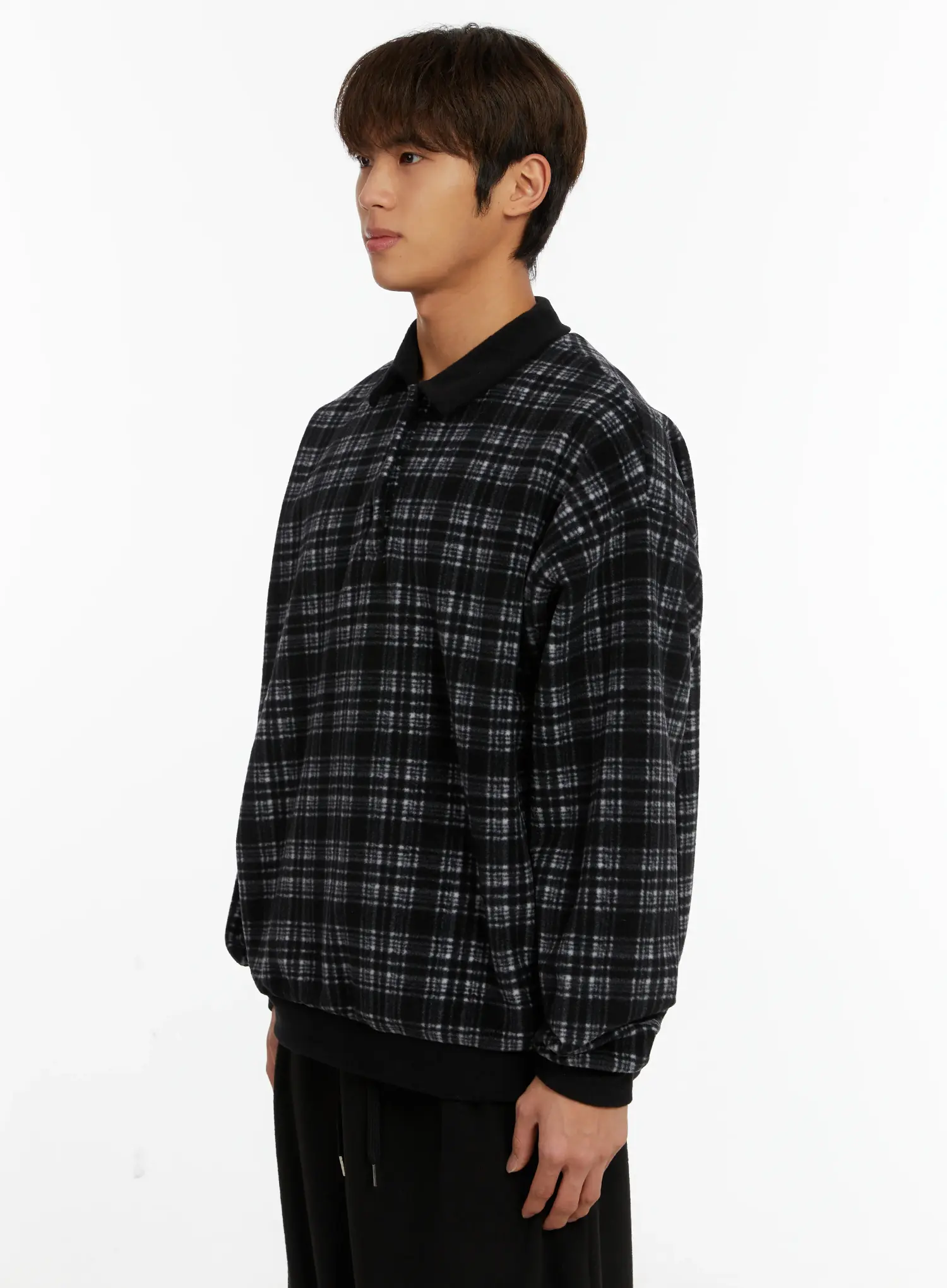 Men's Plaid Shirt ID524 - Image 4