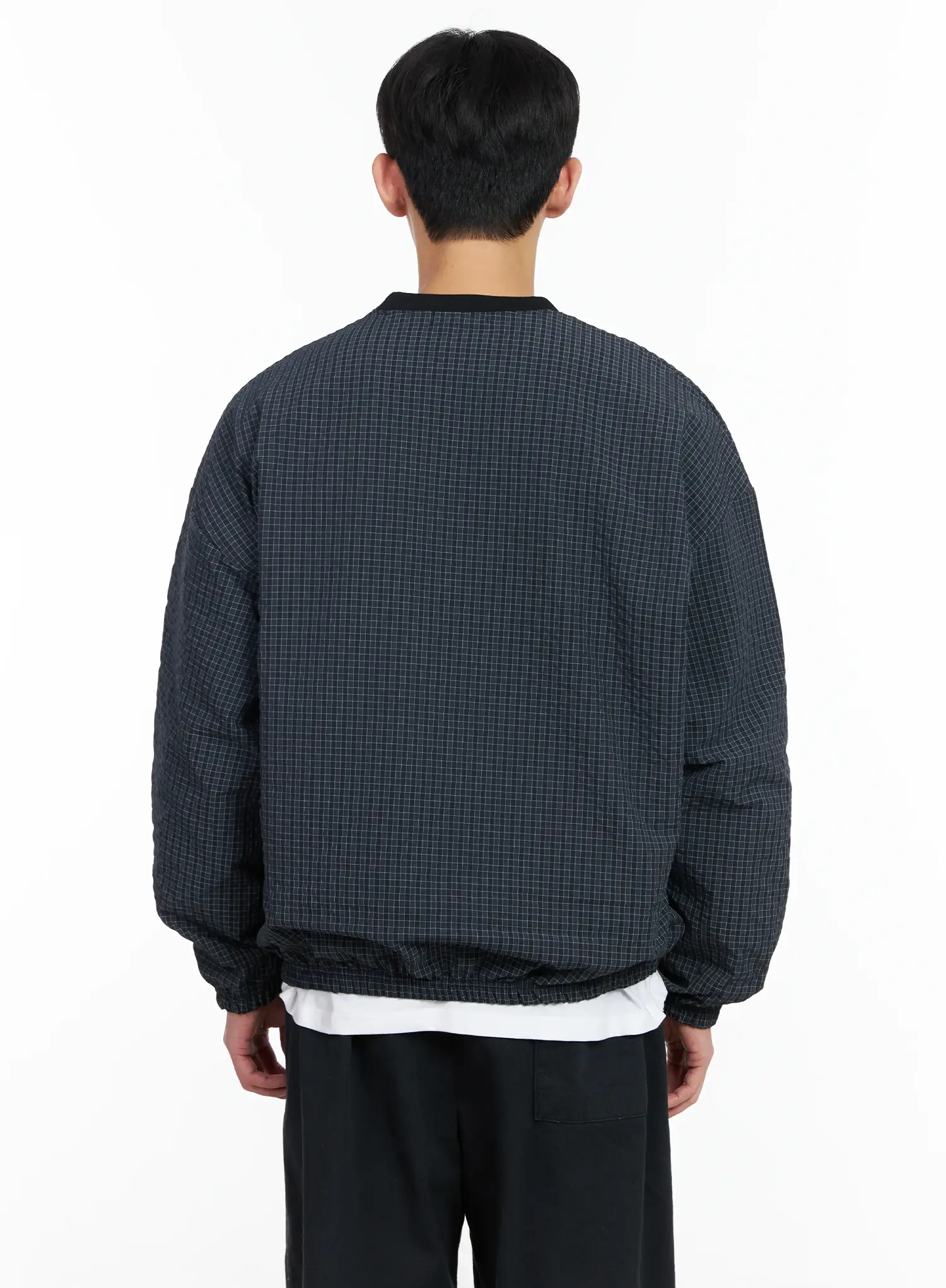Men's Plaid Sweatshirt IM523 - Image 6