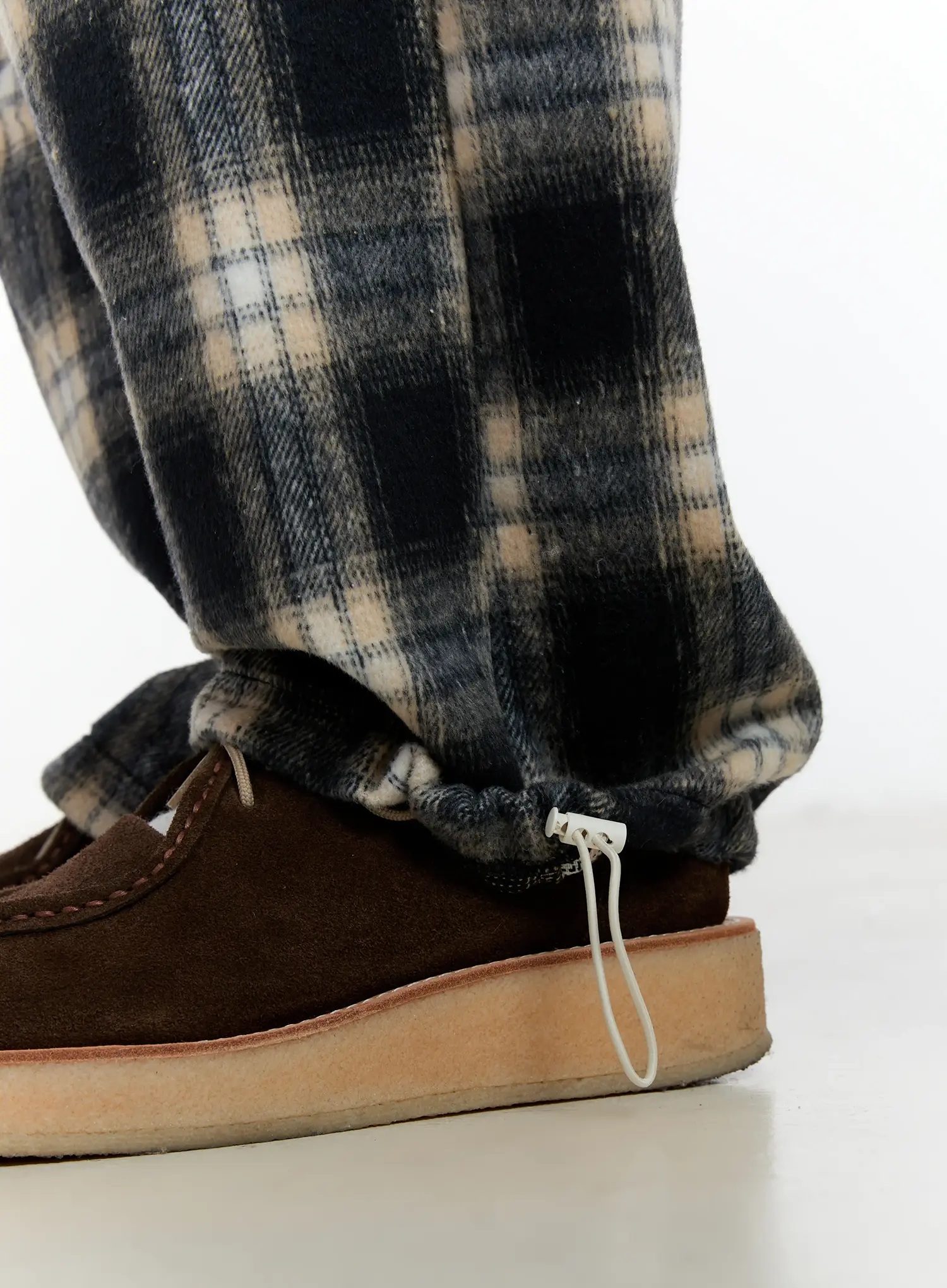 Men's Plaid Wide-Leg Pants ID502 - Image 2