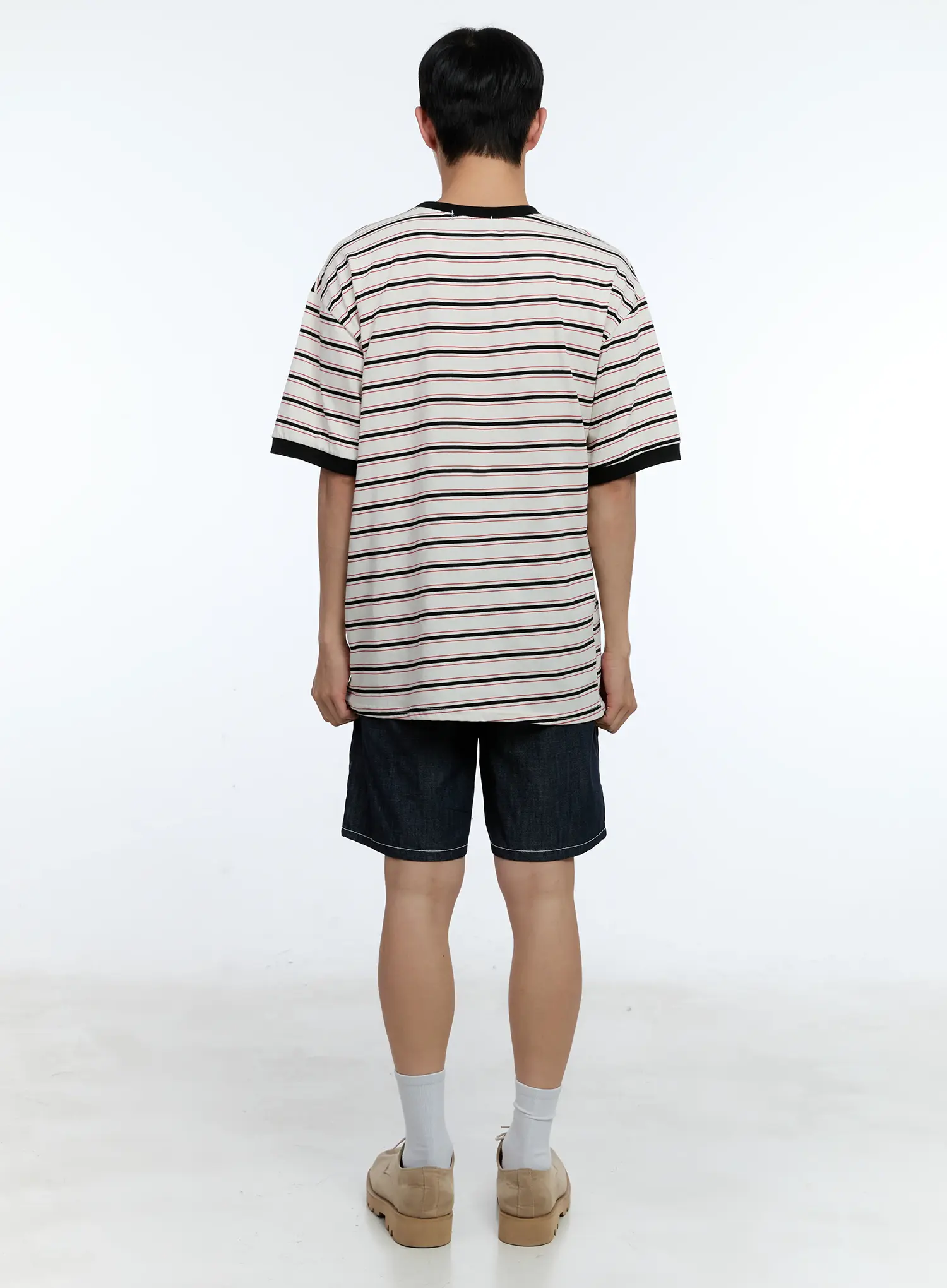 Men's Pleated Denim Jorts IL517 - Image 12