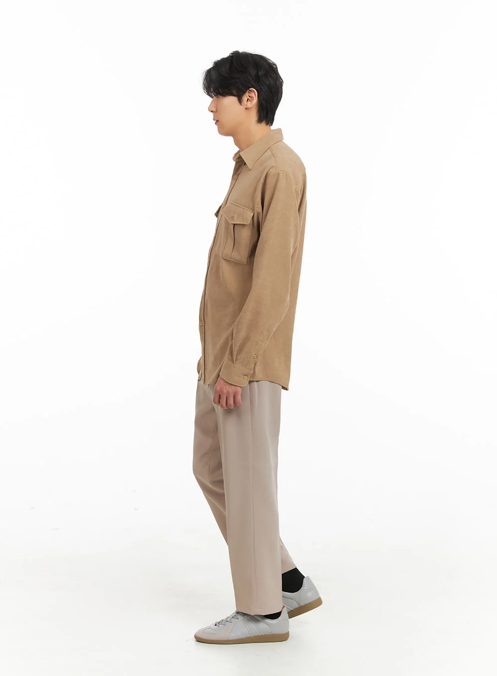 Men's Pocket Button Down Shirt IA401 - Image 7