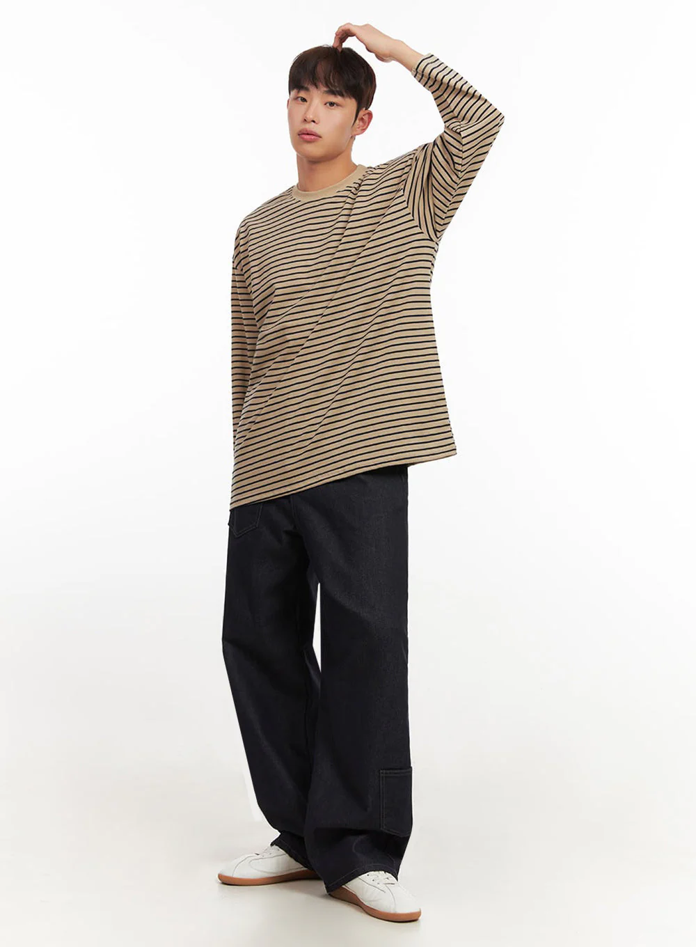 Men's Pocket Detail Denim Pants IF517 - Image 6
