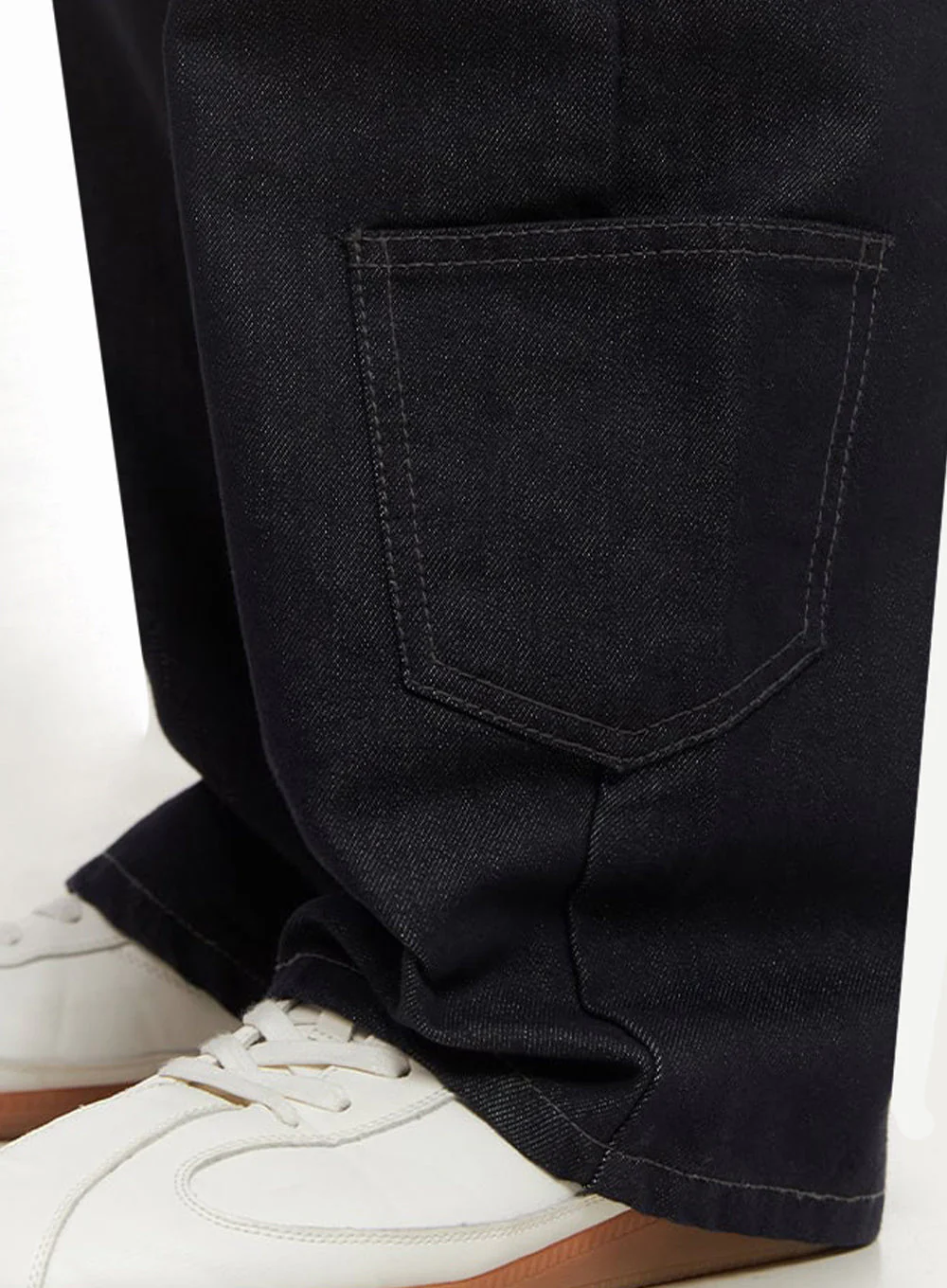 Men's Pocket Detail Denim Pants IF517 - Image 8
