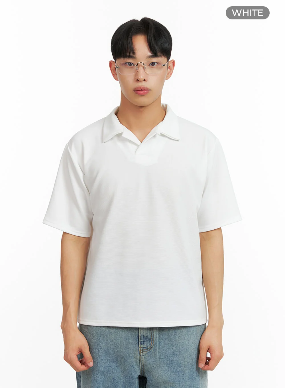Men's Polyester Collar T-Shirt IU412 - Image 9