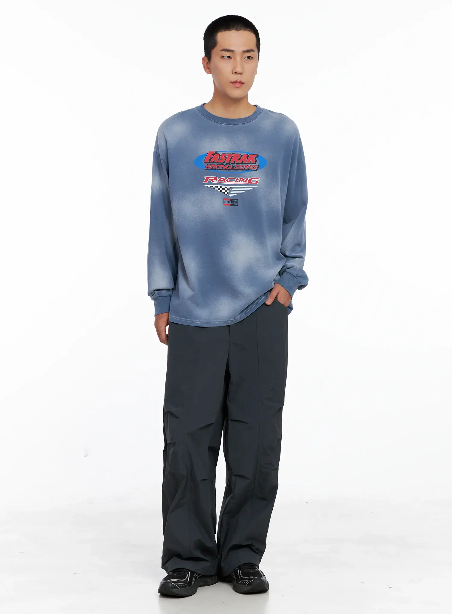 Men's Racing Graphic Long Sleeve IG529 - Image 8