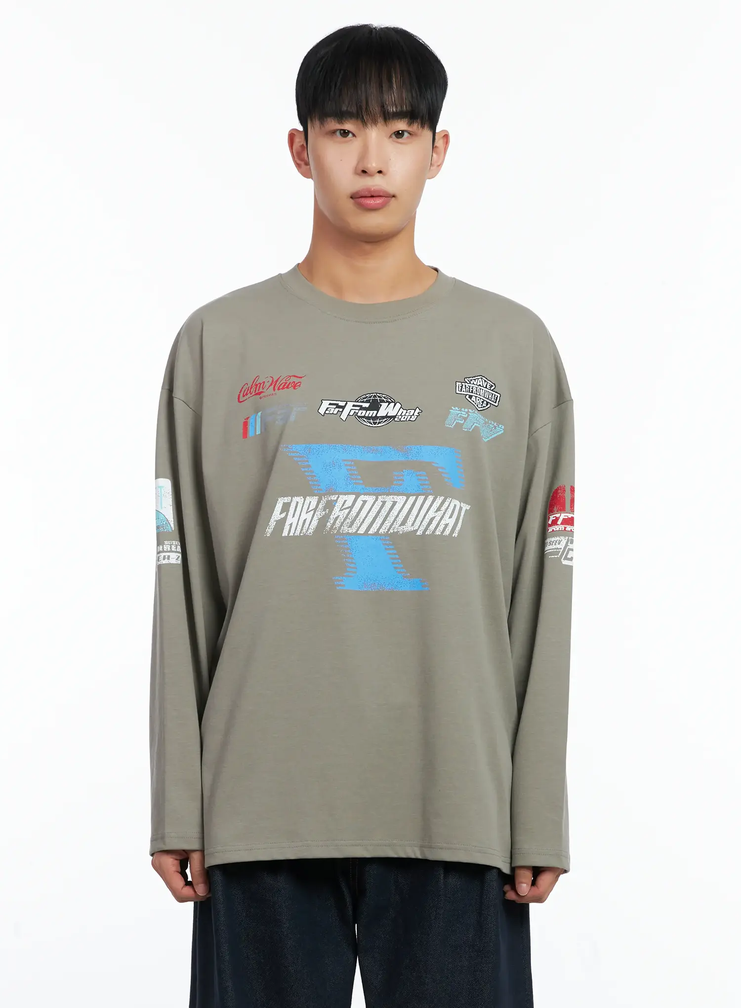 Men's Racing Graphic Long Sleeve IN518 - Image 12