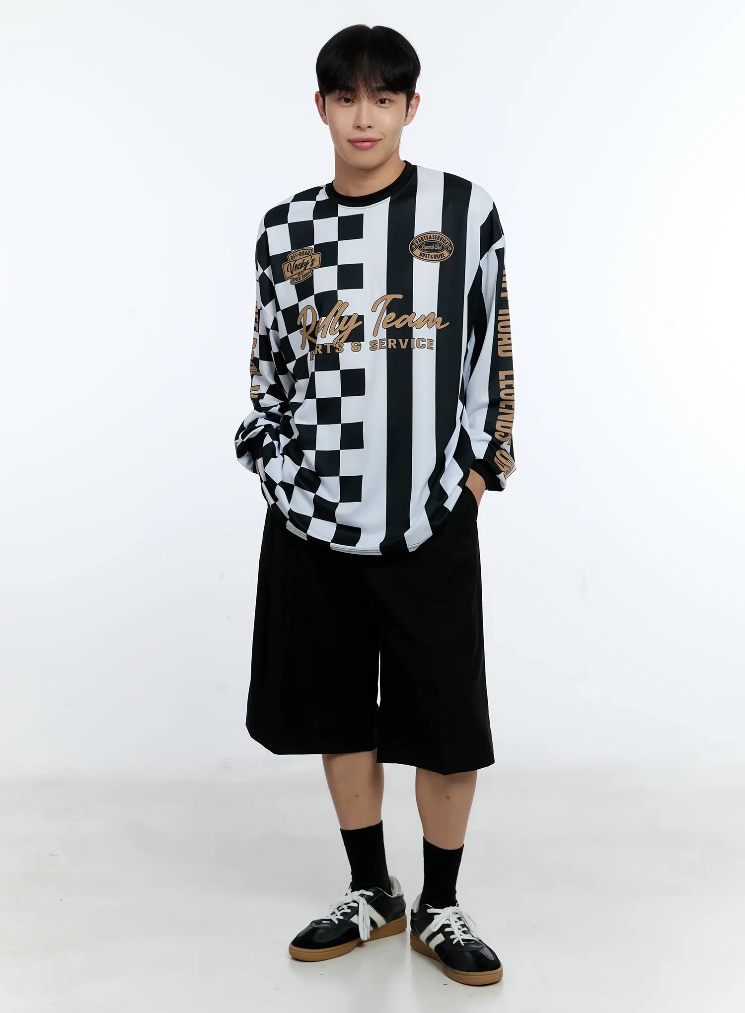Men's Racing Graphic Shirt IG519 - Image 8