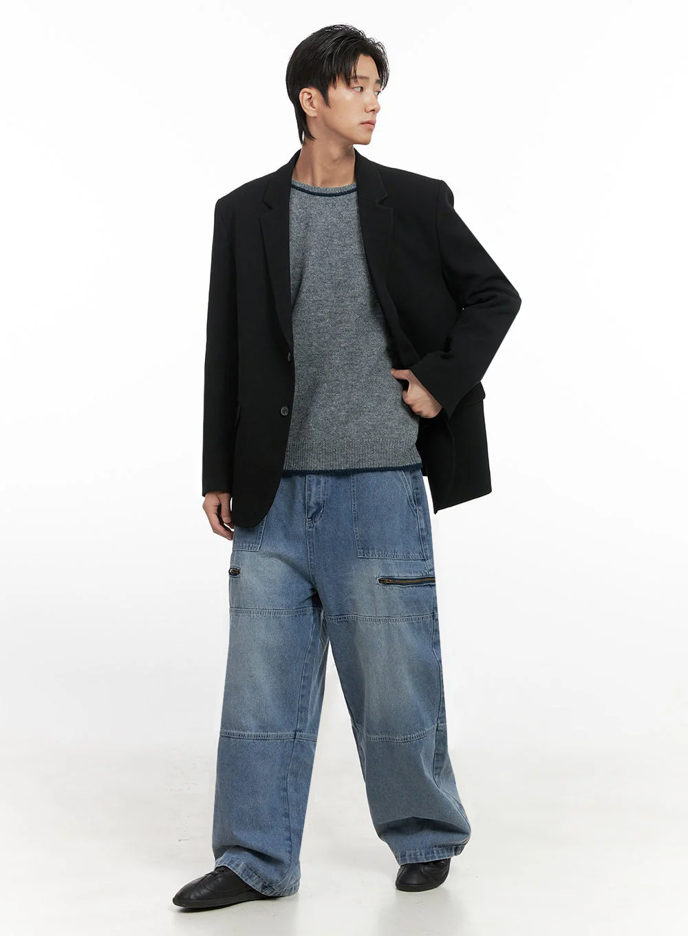 Men's Raglan Knit Long Sleeve ID406 - Image 9