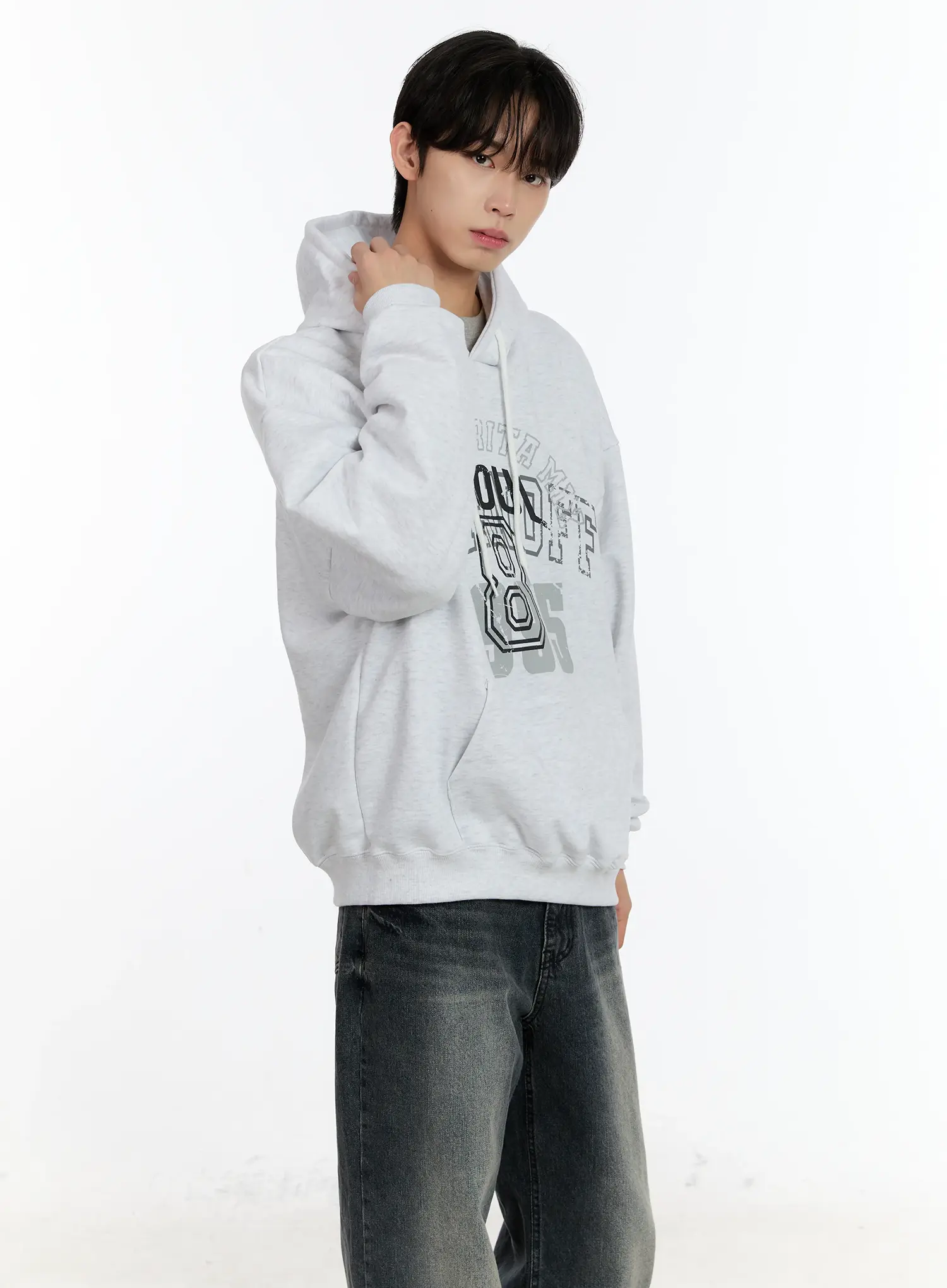 Men's Relaxed Fit Graphic Hoodie ID502 - Image 2