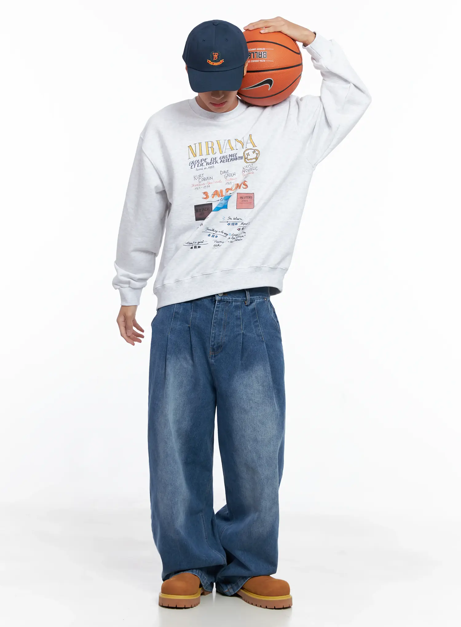 Men's Retro Band Graphic Sweatshirt IO502 - Image 7