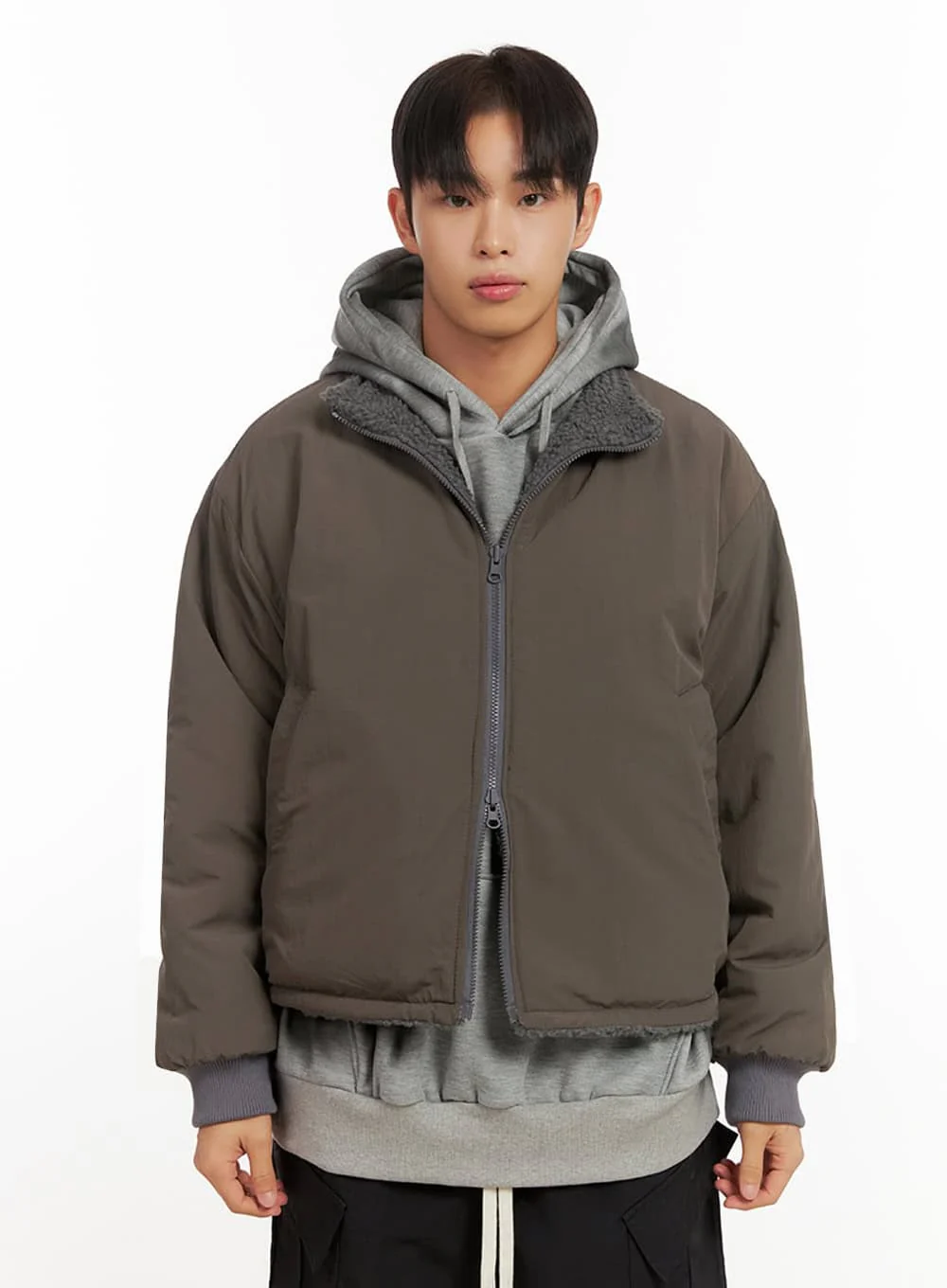 Men's Reversible Puffer Jacket ID406 - Image 11