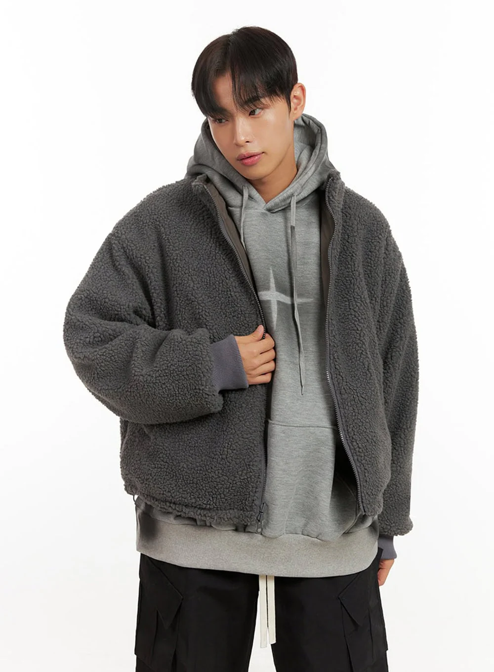 Men's Reversible Puffer Jacket ID406 - Image 4