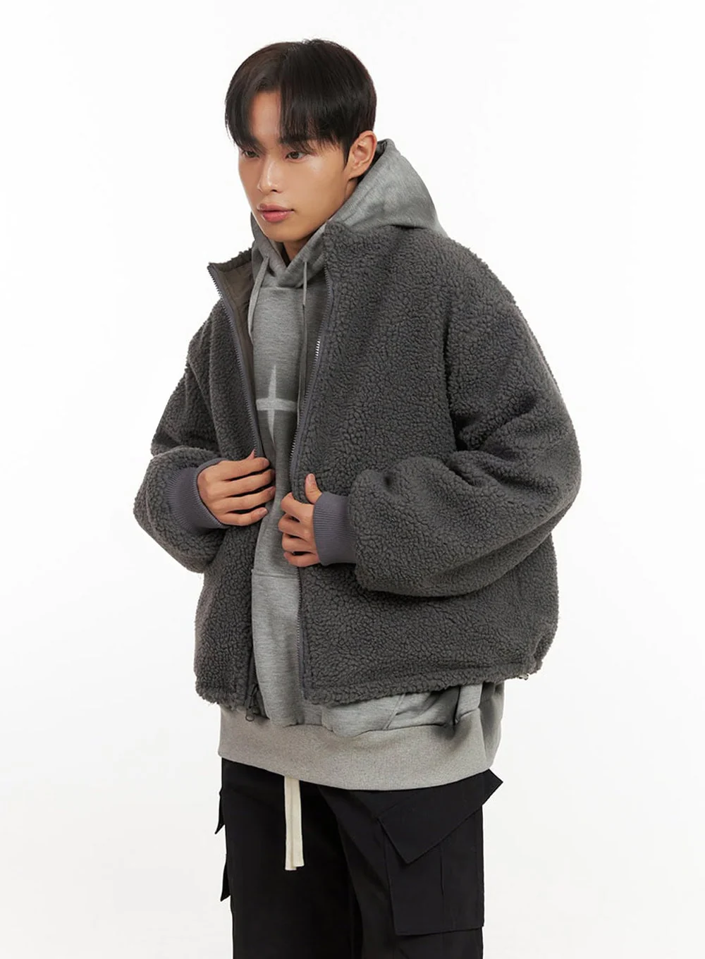Men's Reversible Puffer Jacket ID406 - Image 5