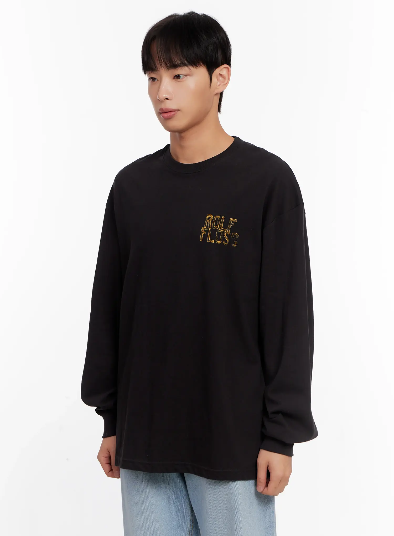 Men's Rolf Graphic Long Sleeve Top IO 528 - Image 4