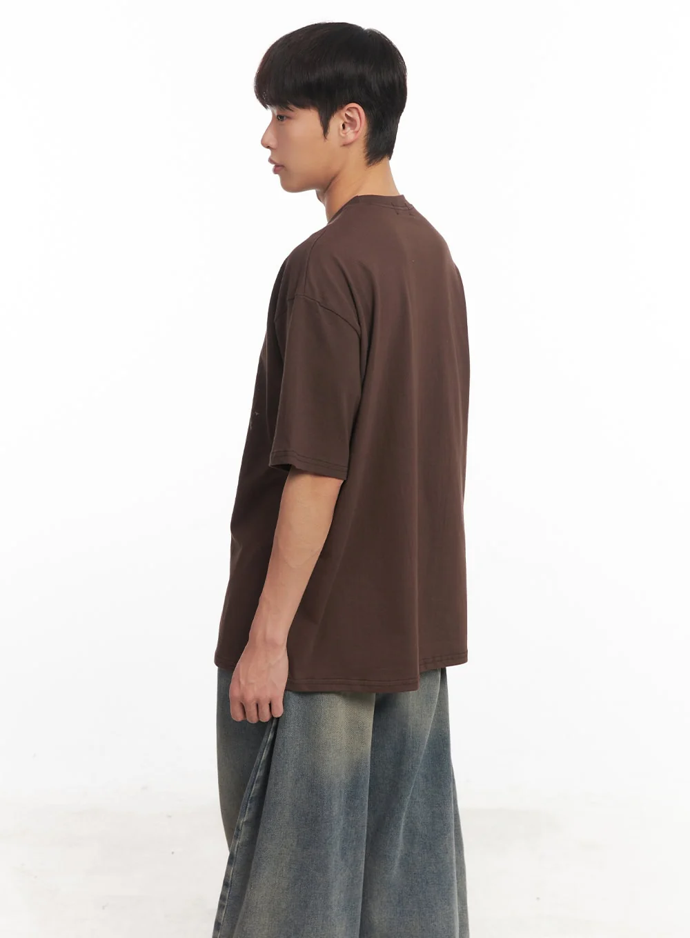 Men's Round Neck Graphic Shirt IA521 - Image 5