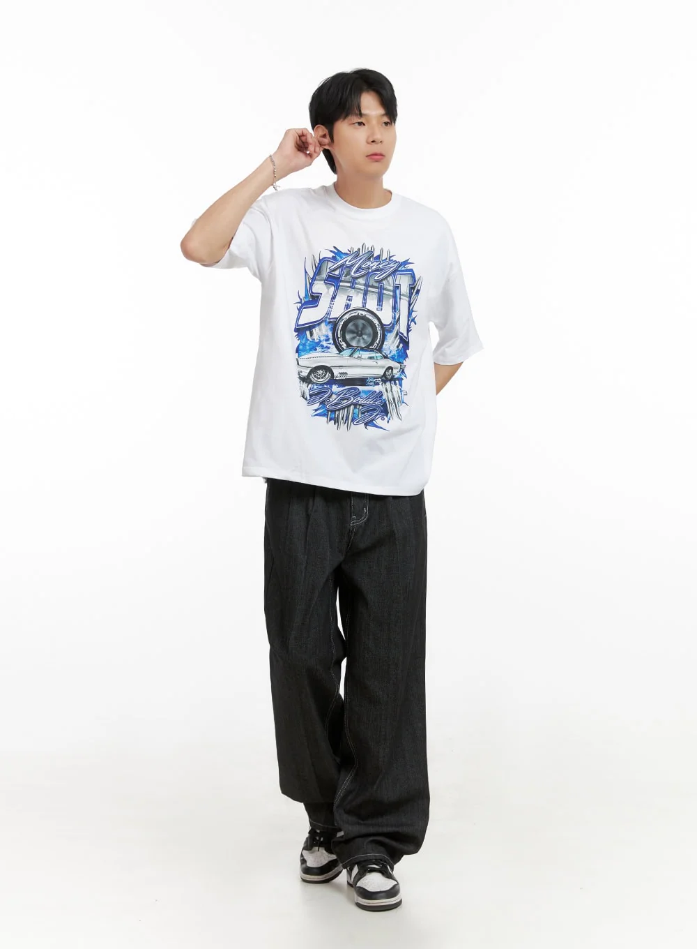 Men's Round Neck Graphic T-Shirt IL404 - Image 6