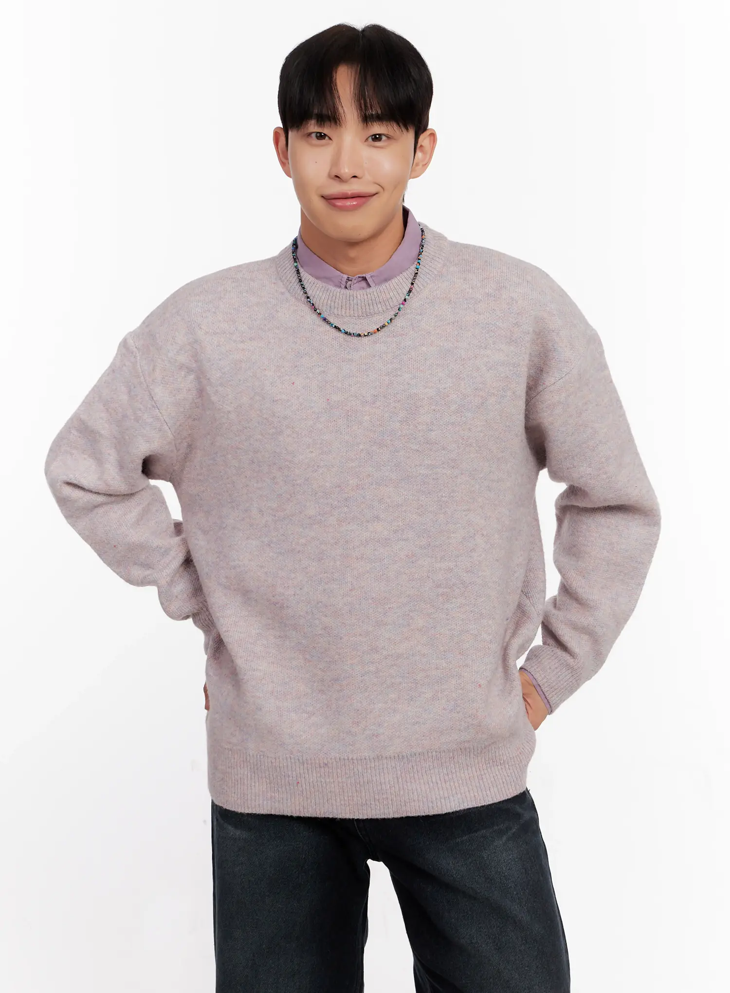 Men's Round Neck Sweater IO528