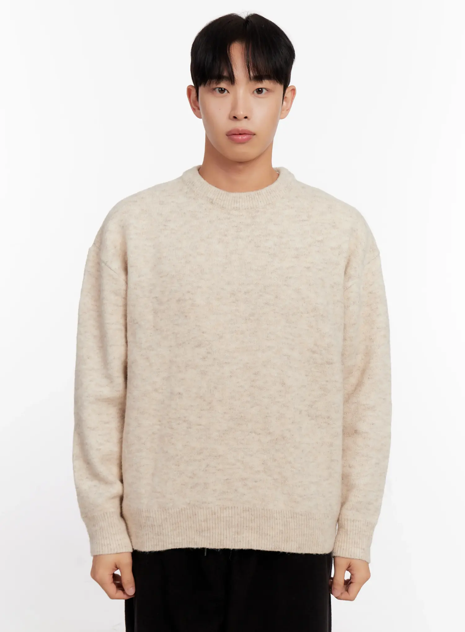 Men's Round Neck Sweater IO528 - Image 17