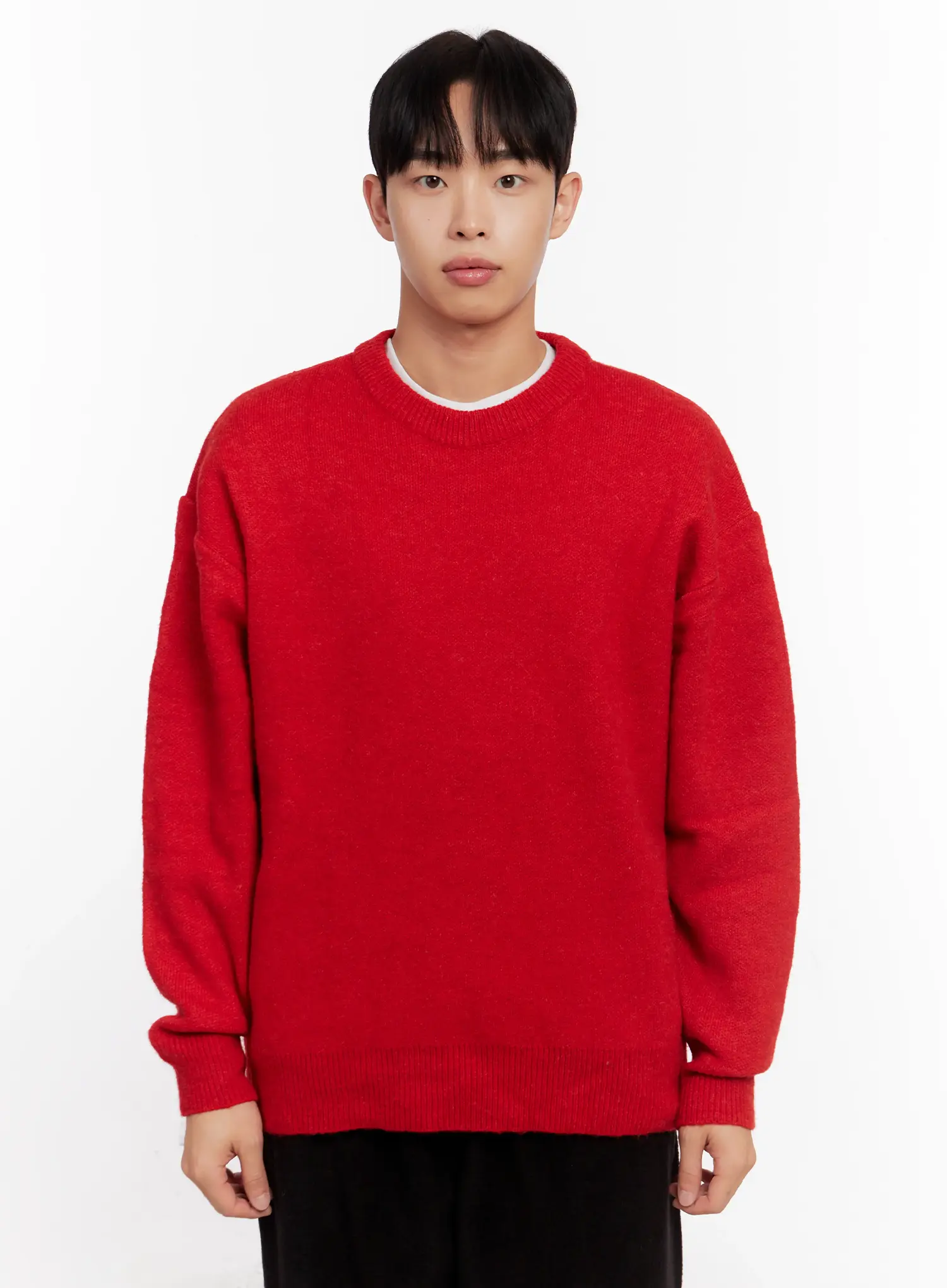 Men's Round Neck Sweater IO528 - Image 22
