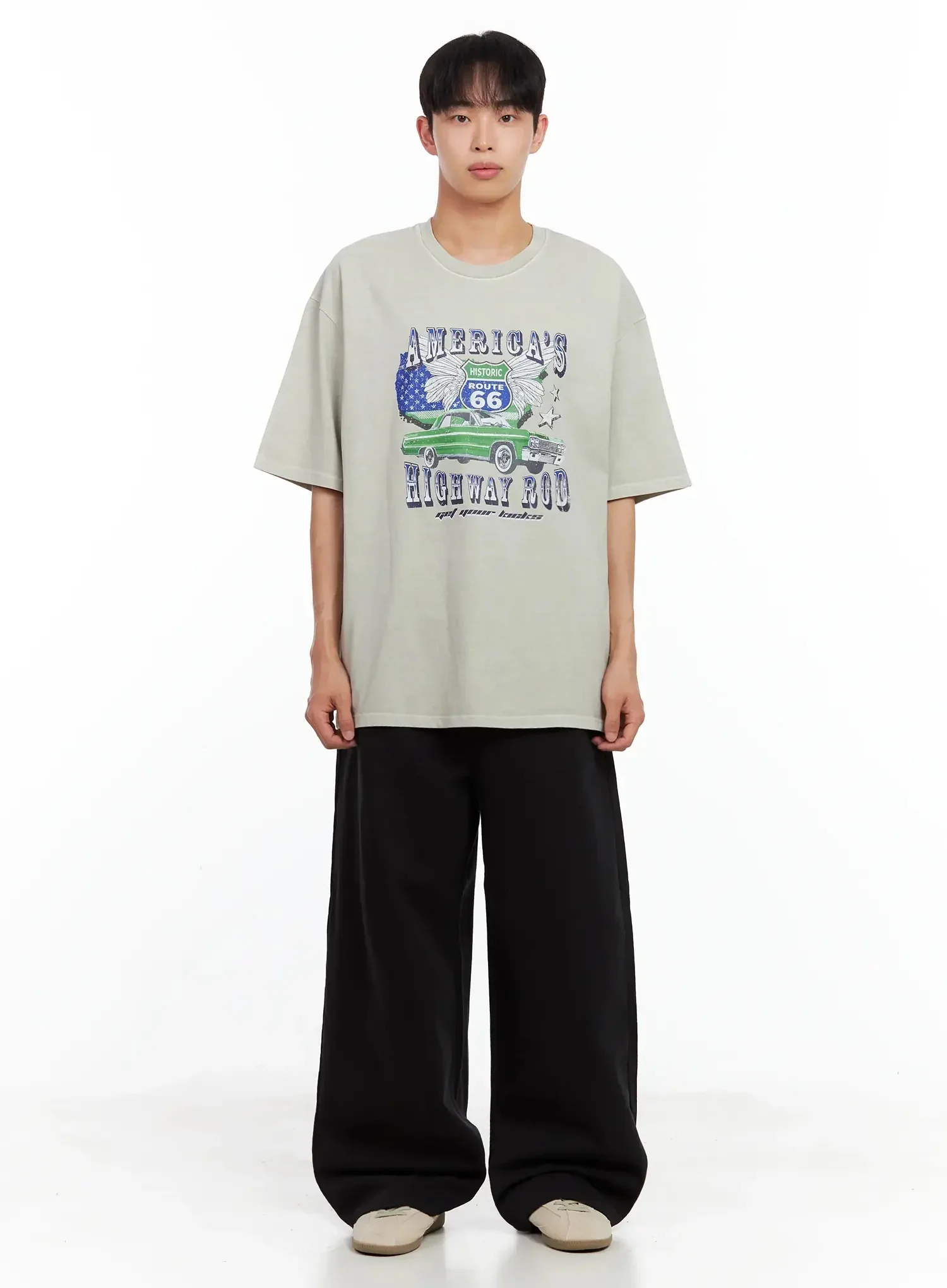 Men's Route 66 Graphic T-Shirt IL516 - Image 4