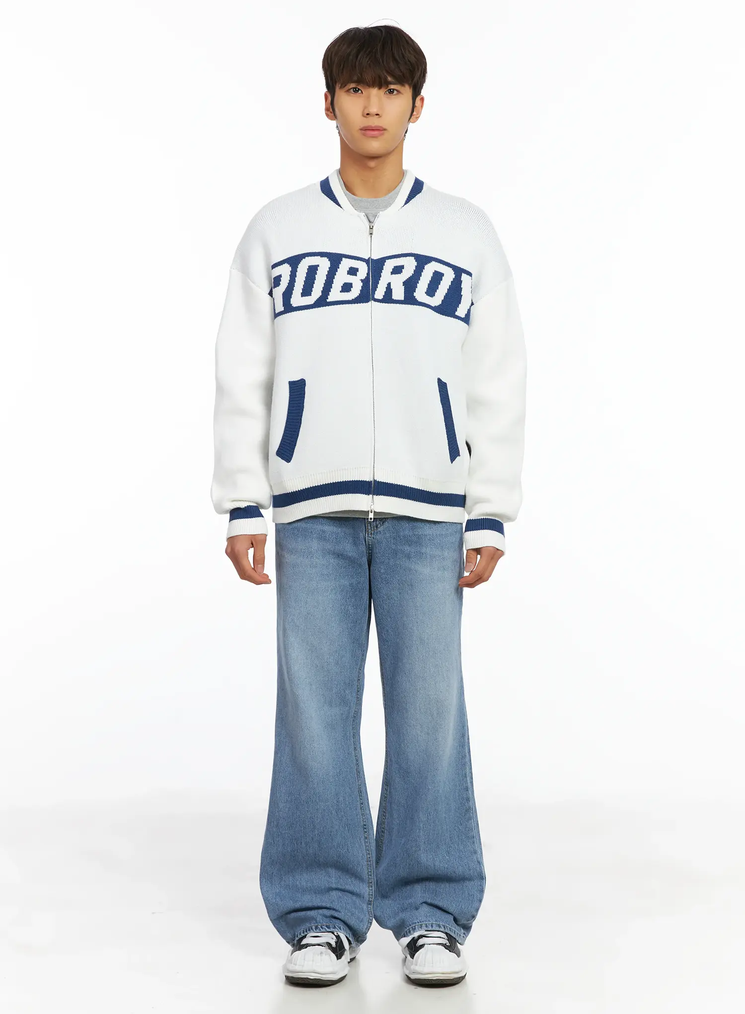 Men's Roy Zip-Up Cardigan IJ514 - Image 3